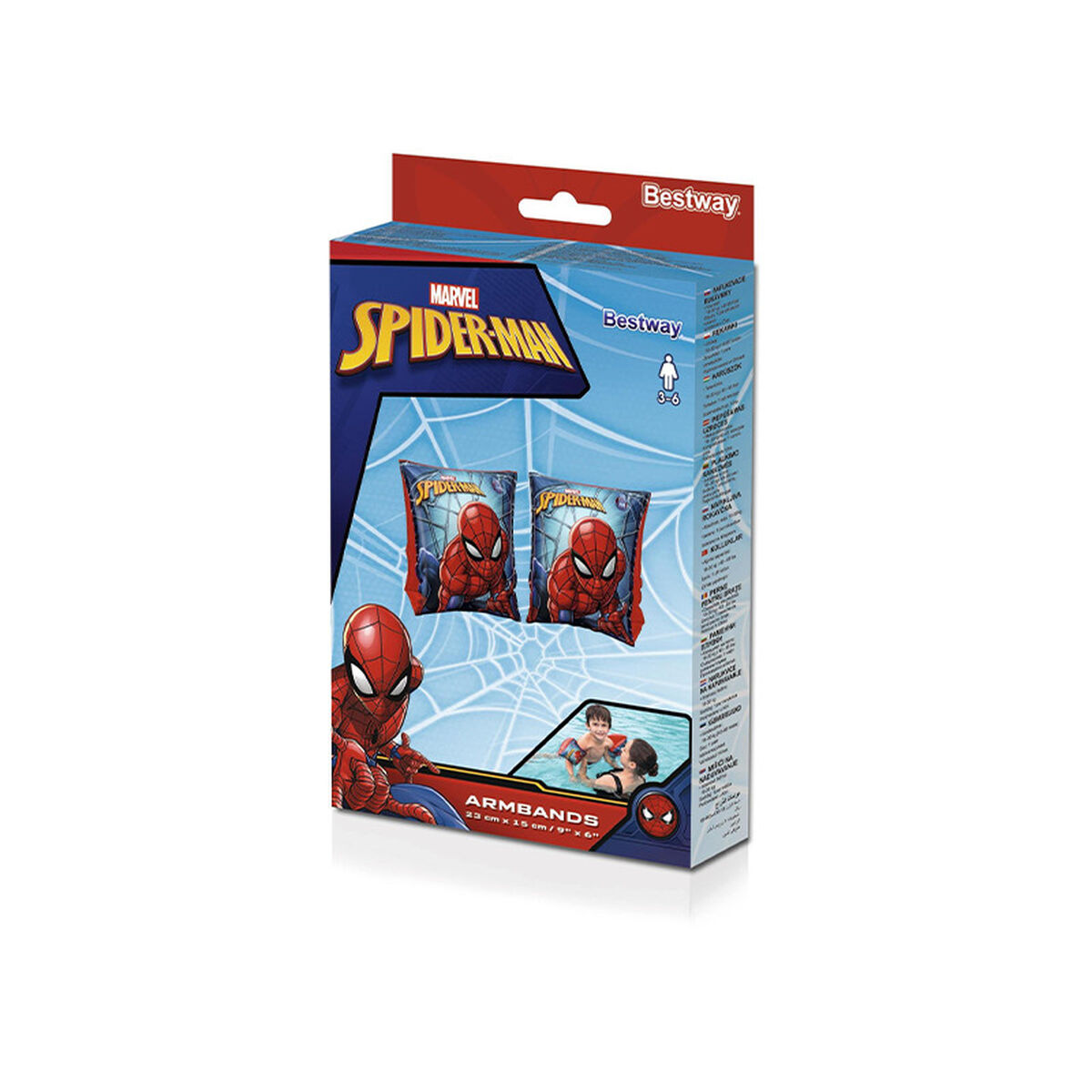 Μανίκια Bestway Πολύχρωμο Spiderman 3-6 χρόνια Μανίκια Bestway Πολύχρωμο Spiderman 3-6 χρόνια