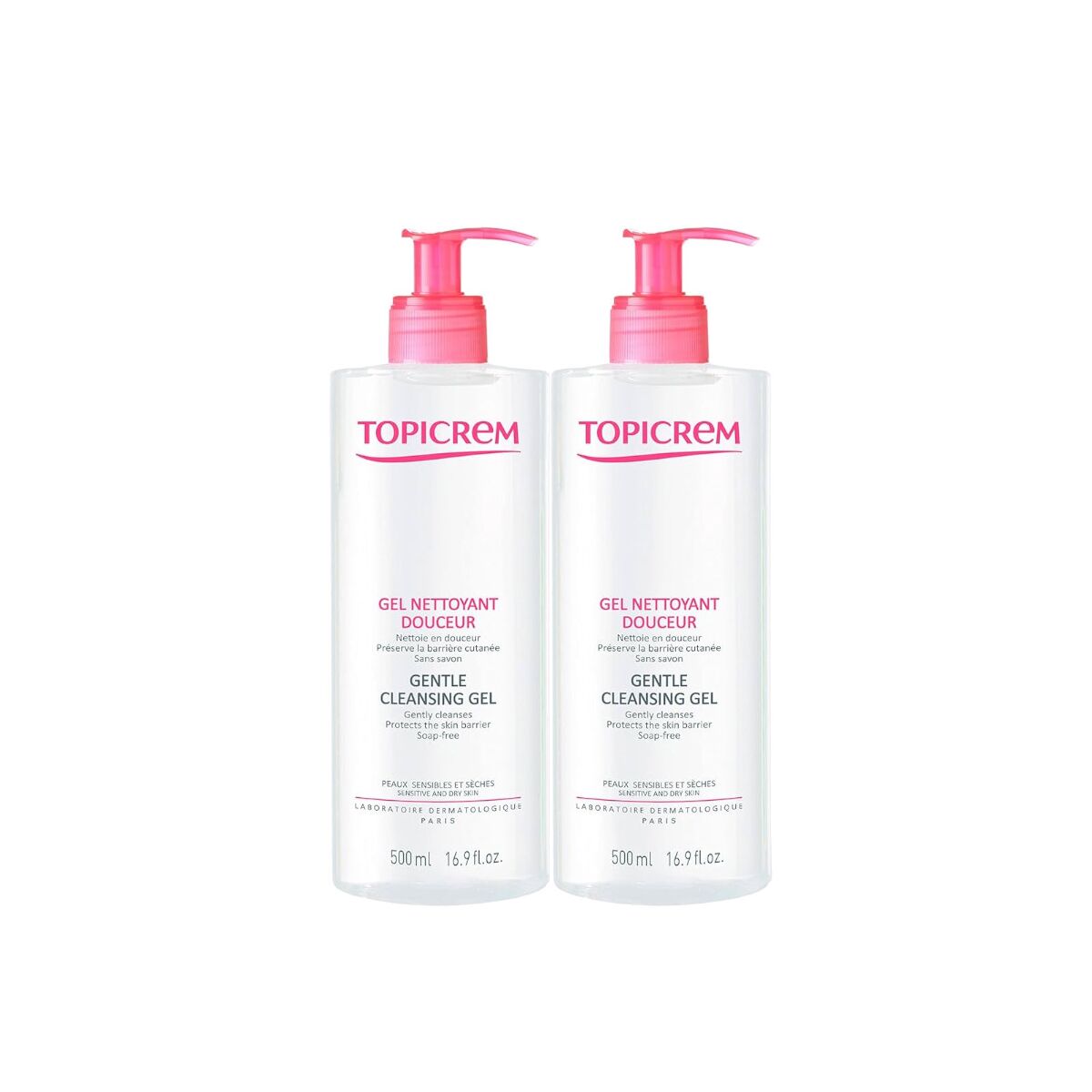 Gel Καθαρισμού Topicrem Dúo 2 x 500 ml x2 Gel Καθαρισμού Topicrem Dúo 2 x 500 ml x2