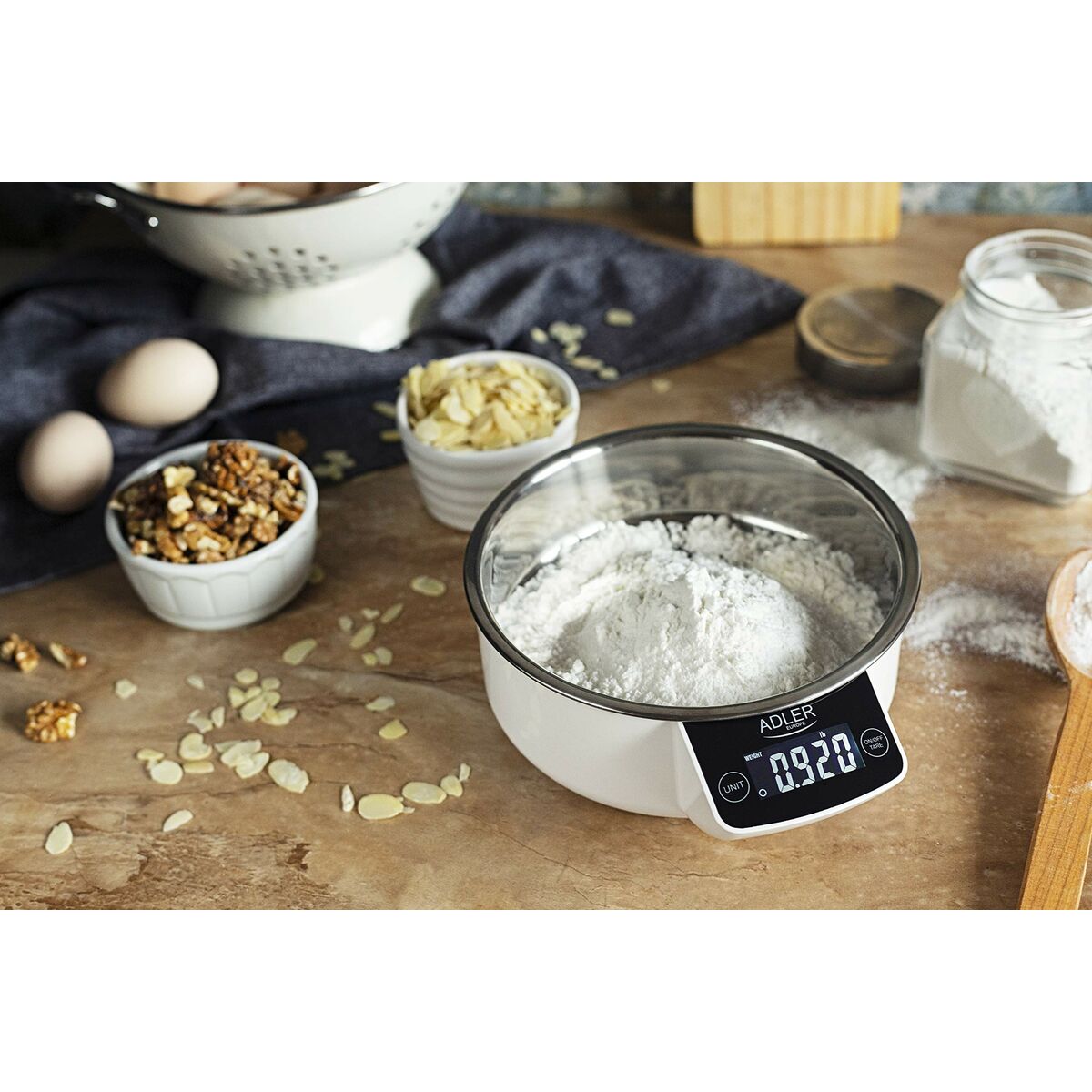 ζυγαριά κουζίνας Adler 3166 Λευκό 900 ml 5 kg ζυγαριά κουζίνας Adler 3166 Λευκό 900 ml 5 kg