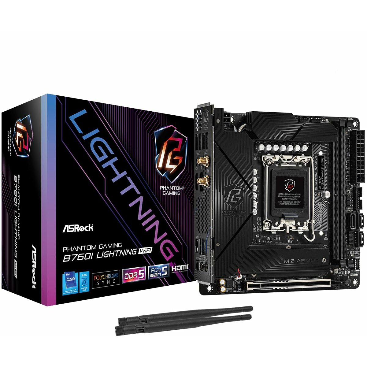 Μητρική Κάρτα ASRock B760I LIGHTNING WIFI LGA 1700 Intel B760 Μητρική Κάρτα ASRock B760I LIGHTNING WIFI LGA 1700 Intel B760