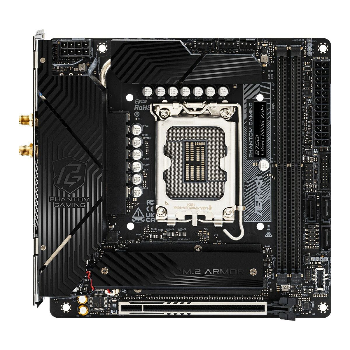 Μητρική Κάρτα ASRock B760I LIGHTNING WIFI LGA 1700 Intel B760 Μητρική Κάρτα ASRock B760I LIGHTNING WIFI LGA 1700 Intel B760