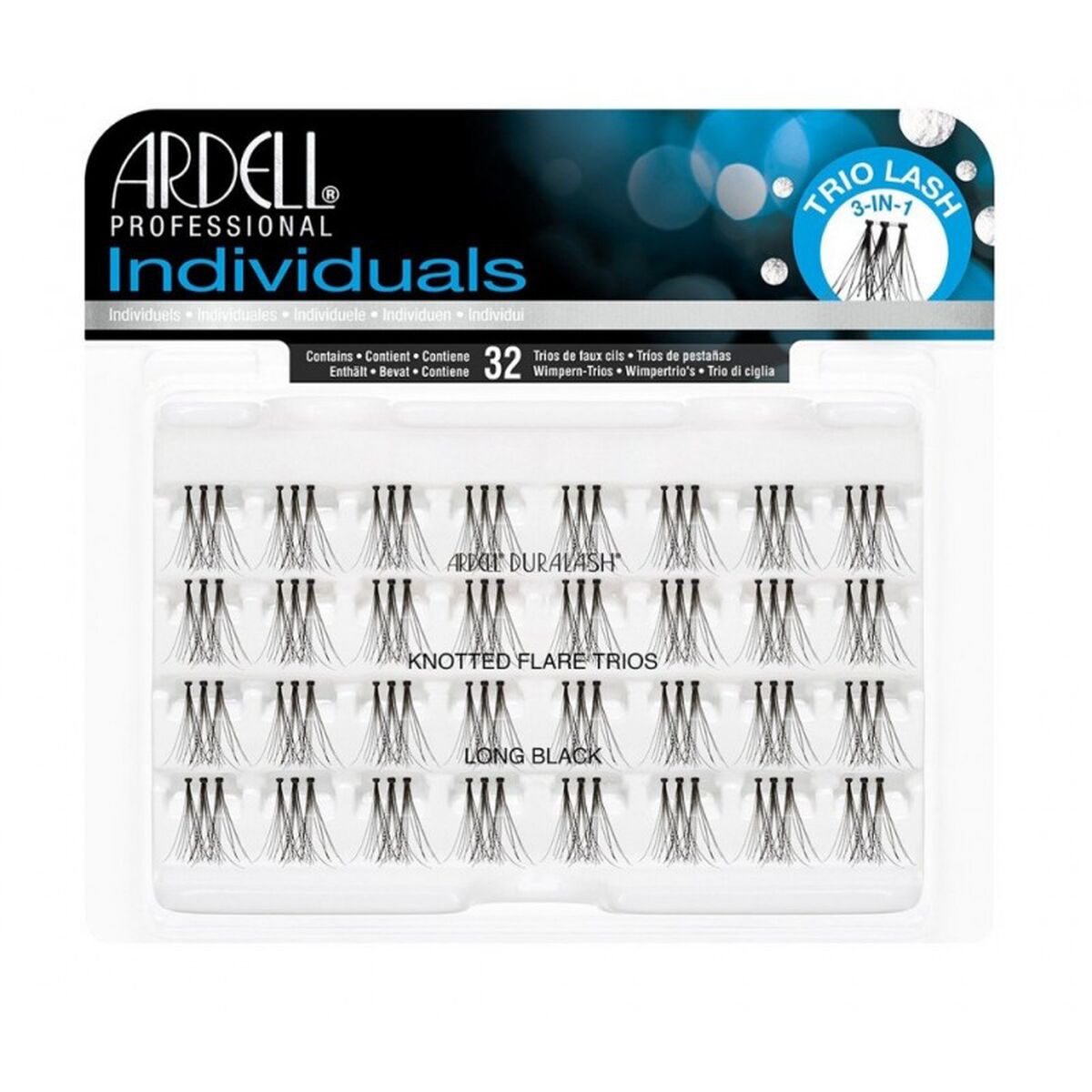 False Set Βλεφαρίδων Ardell Duralash Long Black Μεμονωμένες καρτέλες 32 Μονάδες False Set Βλεφαρίδων Ardell Duralash Long Black Μεμονωμένες καρτέλες 32 Μονάδες