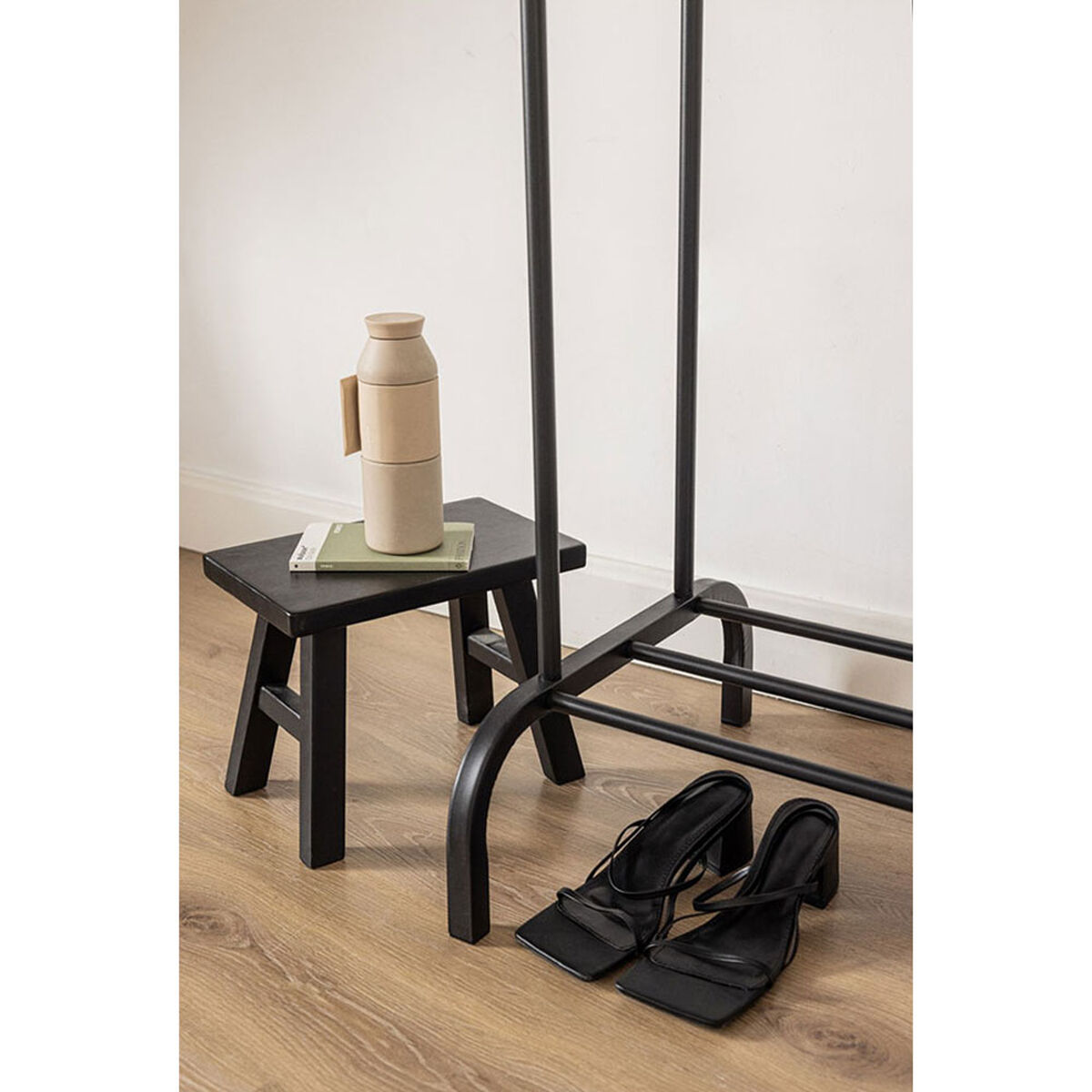 Hattestativ Newlux Hangy Duo 30 Μαύρο Μέταλλο 115 x 50 x 150 cm Hattestativ Newlux Hangy Duo 30 Μαύρο Μέταλλο 115 x 50 x 150 cm