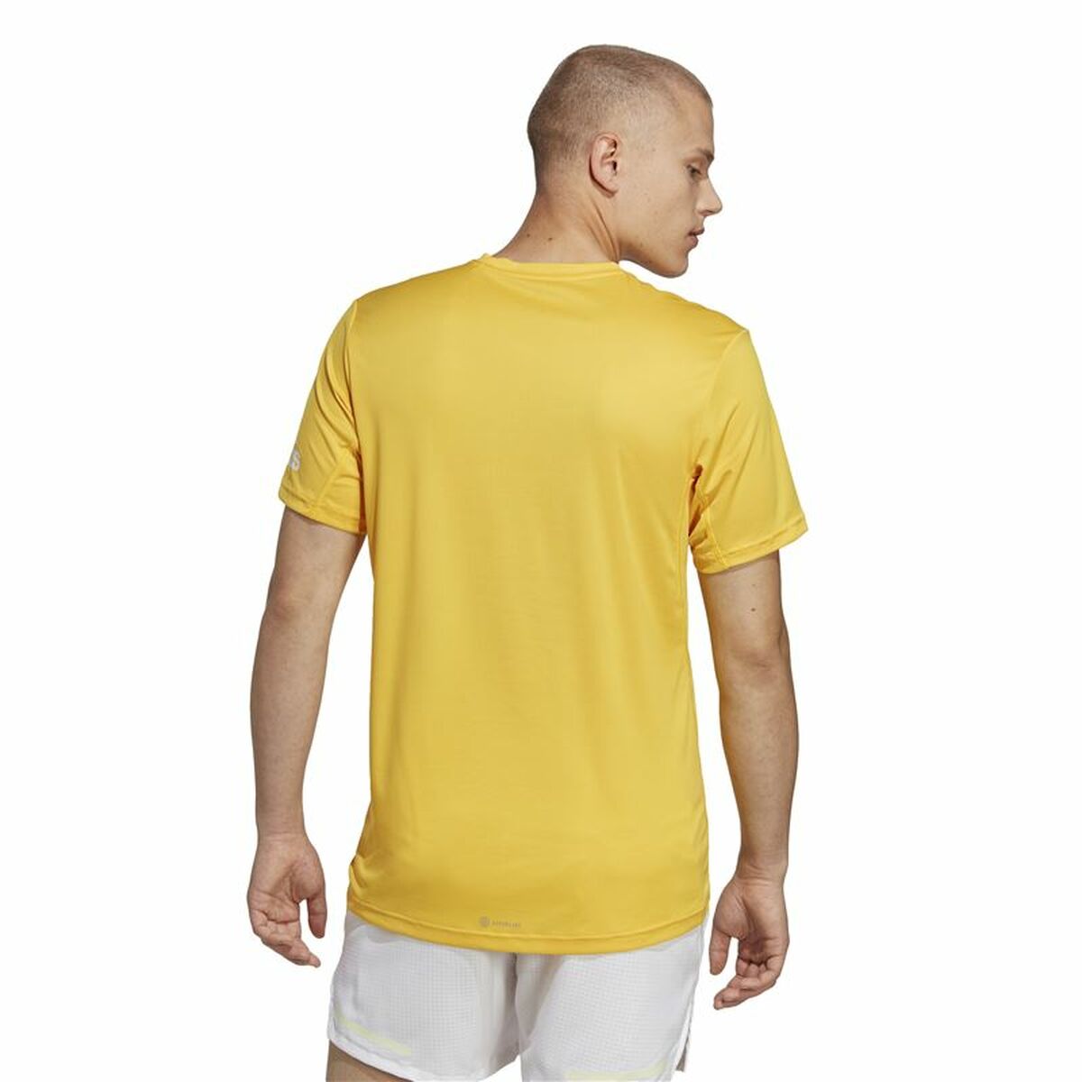 Ανδρική Μπλούζα με Κοντό Μανίκι Adidas Run It Κίτρινο Ανδρική Μπλούζα με Κοντό Μανίκι Adidas Run It Κίτρινο