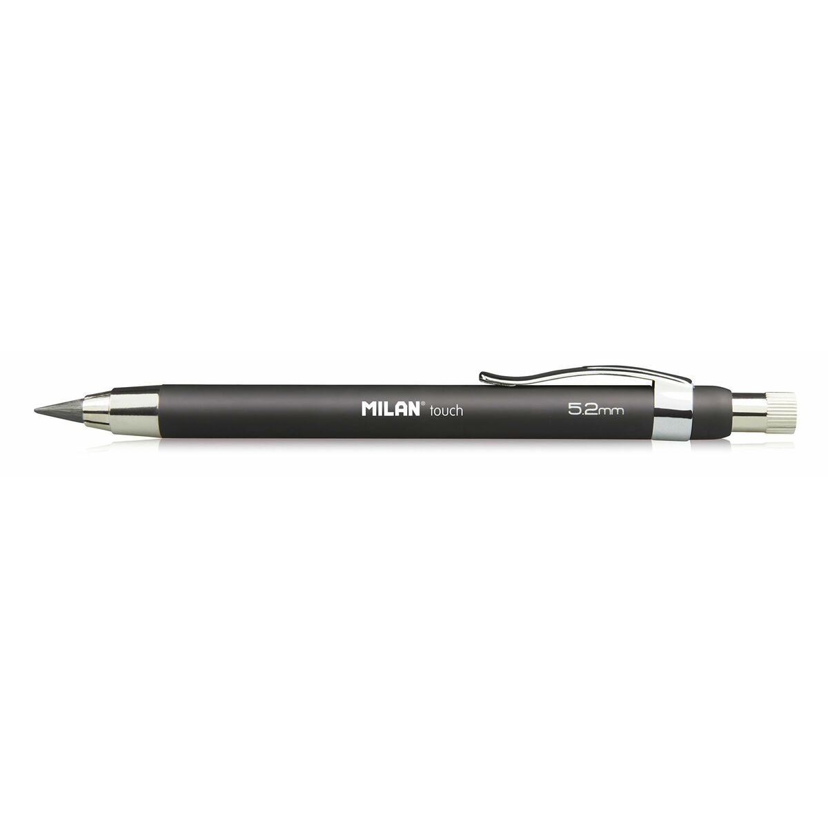 Μηχανικό Mολύβι Milan Touch Μαύρο 5,2 mm (x6) Μηχανικό Mολύβι Milan Touch Μαύρο 5,2 mm (x6)
