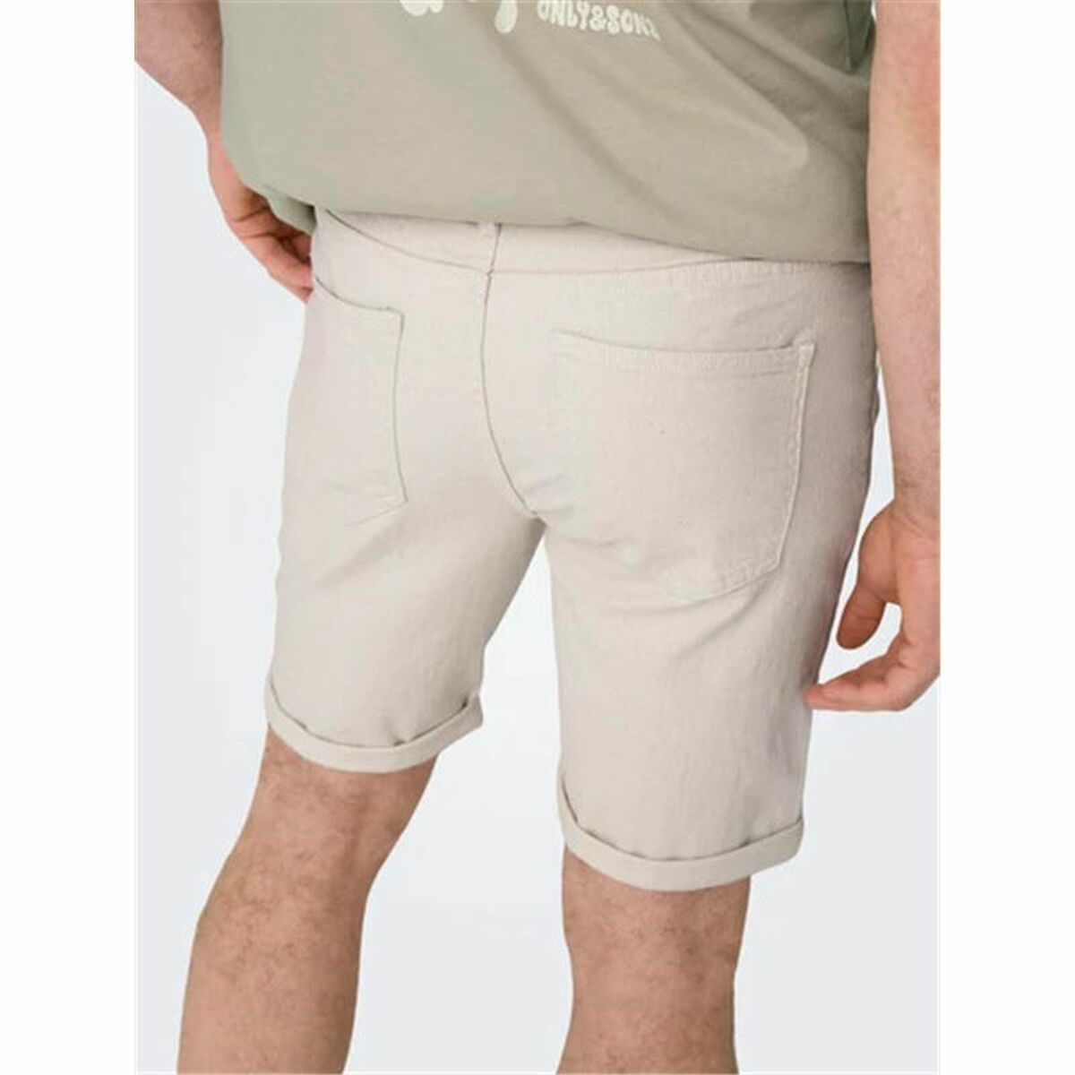 Ανδρικά Σορτς Only & Sons Onsply 9296 Ecru Μπεζ Ανδρικά Σορτς Only & Sons Onsply 9296 Ecru Μπεζ