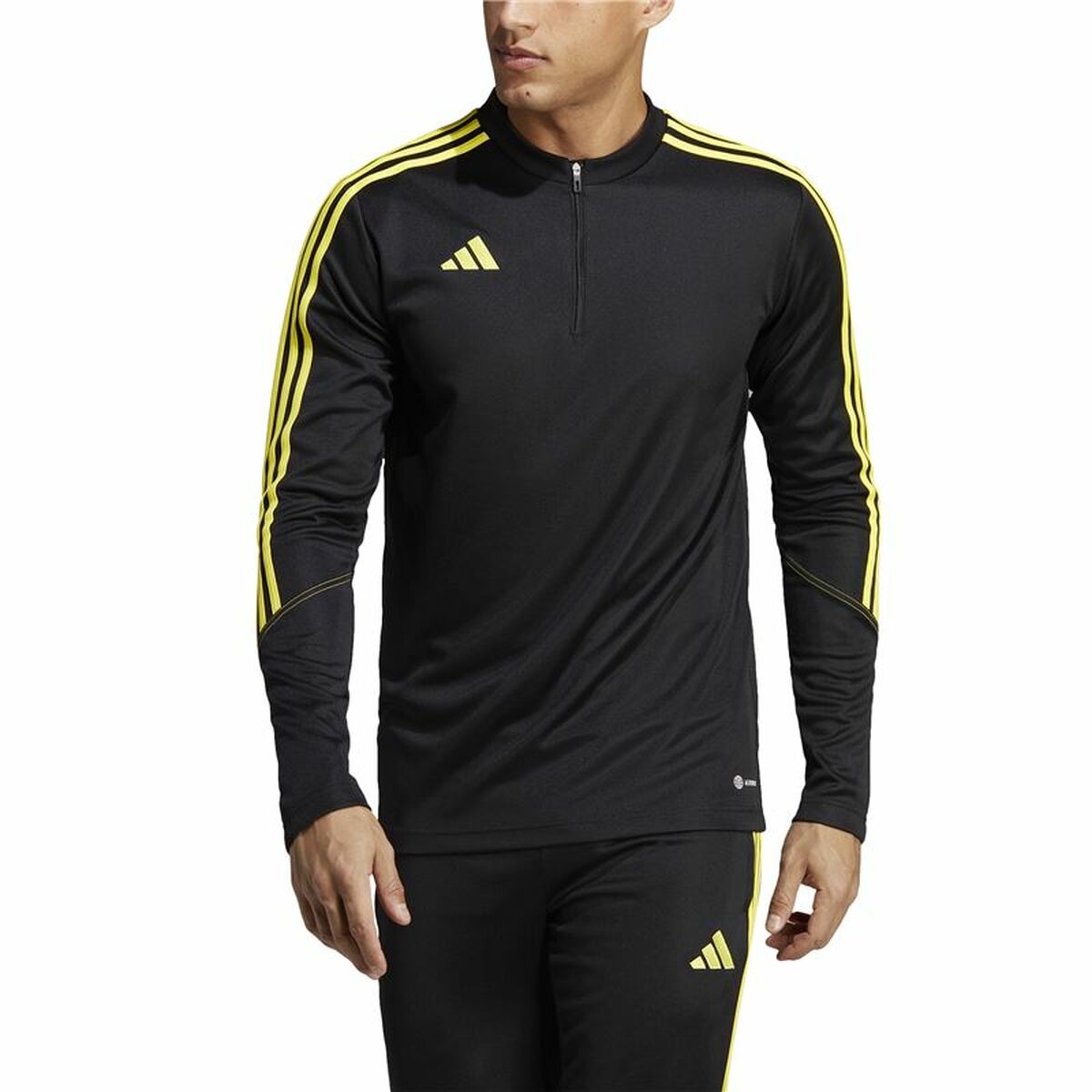 Μπλουζάκι Γυμναστικής για Ενήλικες Adidas Tiro23 Club Λευκό Μαύρο Μπλουζάκι Γυμναστικής για Ενήλικες Adidas Tiro23 Club Λευκό Μαύρο
