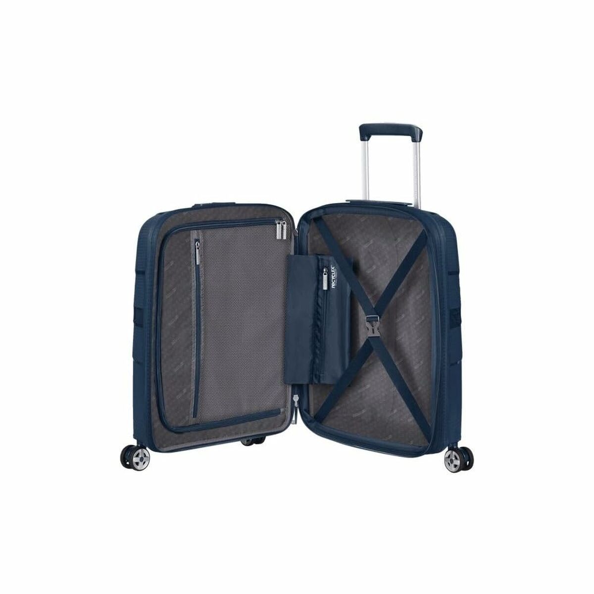 Βαλίτσα Καμπίνας American Tourister Starvibe Spinner Μπλε 41 L 55 x 40 x 20 cm Βαλίτσα Καμπίνας American Tourister Starvibe Spinner Μπλε 41 L 55 x 40 x 20 cm
