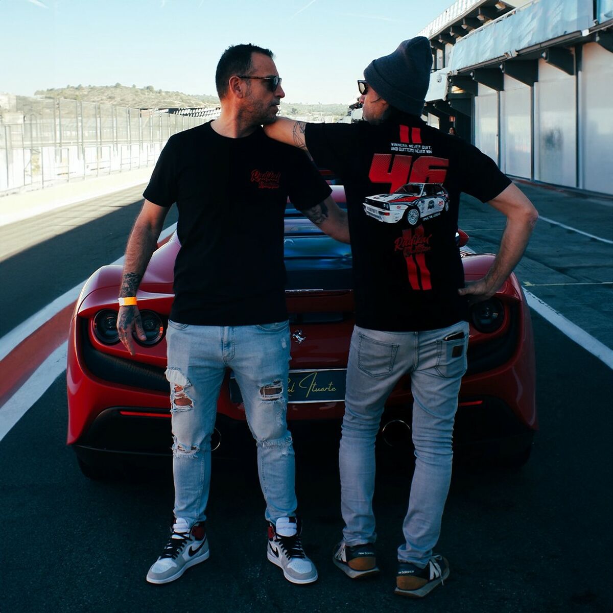 Ανδρική Μπλούζα με Κοντό Μανίκι RADIKAL WINNERS NEVER QUIT Μαύρο XL