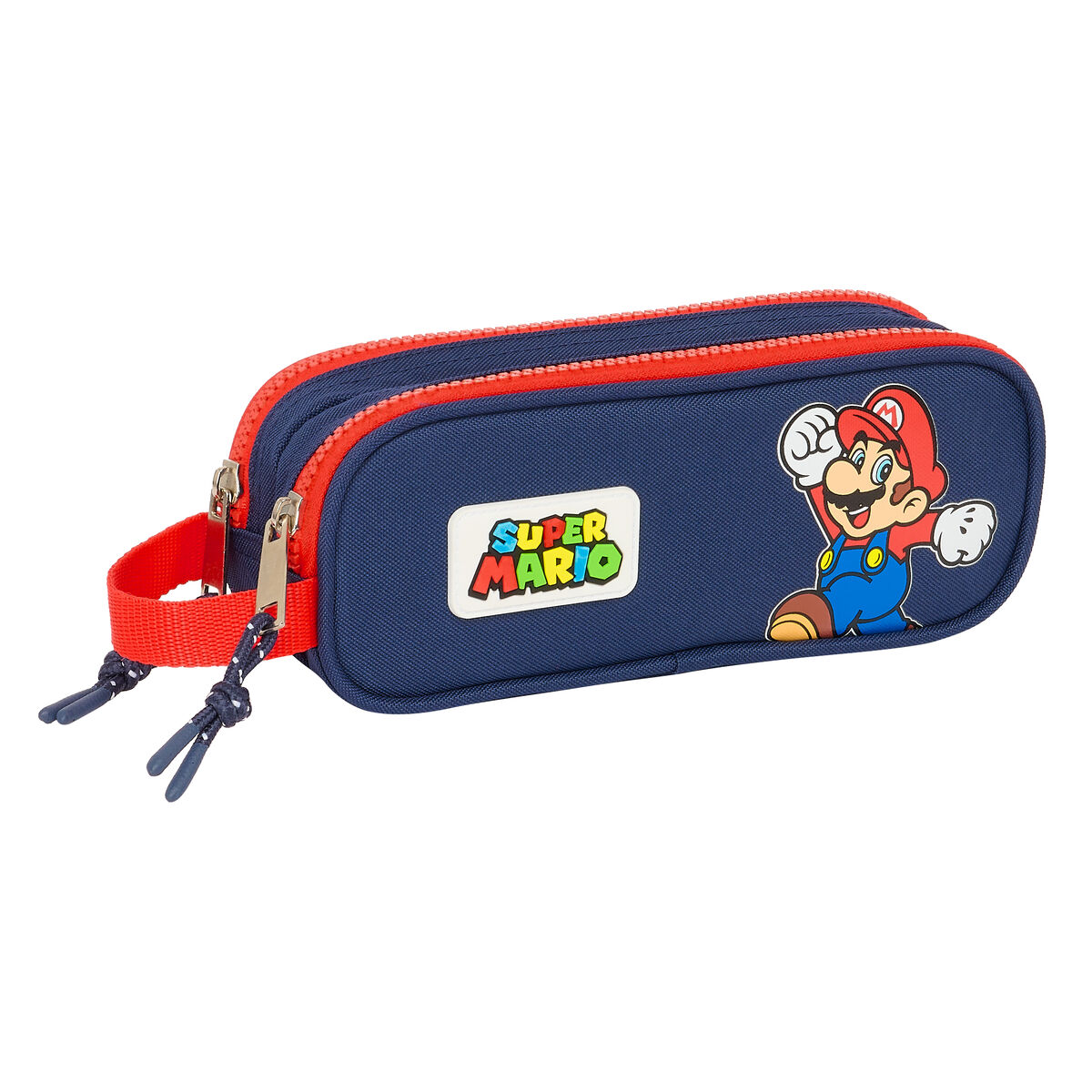 Διπλή Κασετίνα Super Mario World Ναυτικό Μπλε 21 x 8 x 6 cm Διπλή Κασετίνα Super Mario World Ναυτικό Μπλε 21 x 8 x 6 cm
