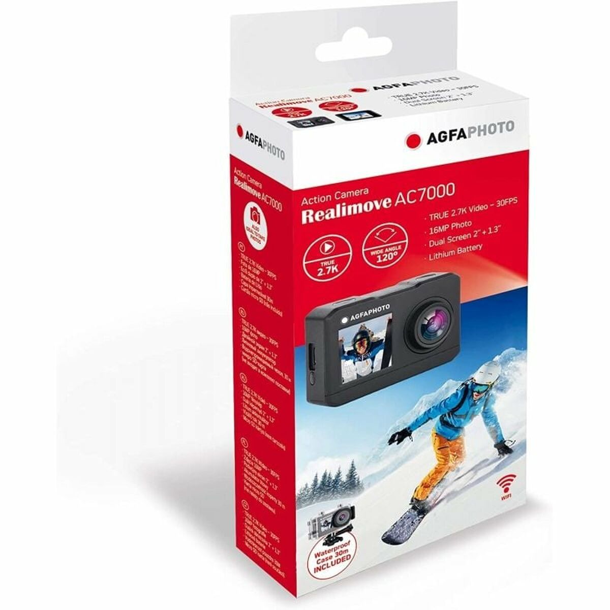 Αθλητική Κάμερα Agfa AC7000 Μαύρο 2