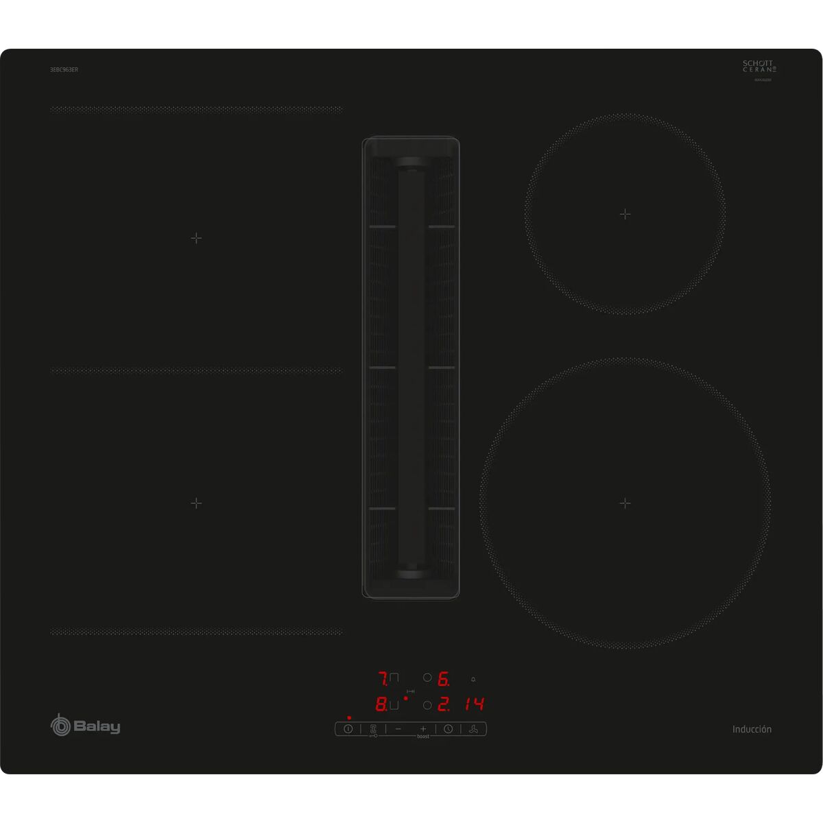 Επαγωγική Πλάκα Balay 3EBC963ER 59,2 cm 7400 W Επαγωγική Πλάκα Balay 3EBC963ER 59,2 cm 7400 W