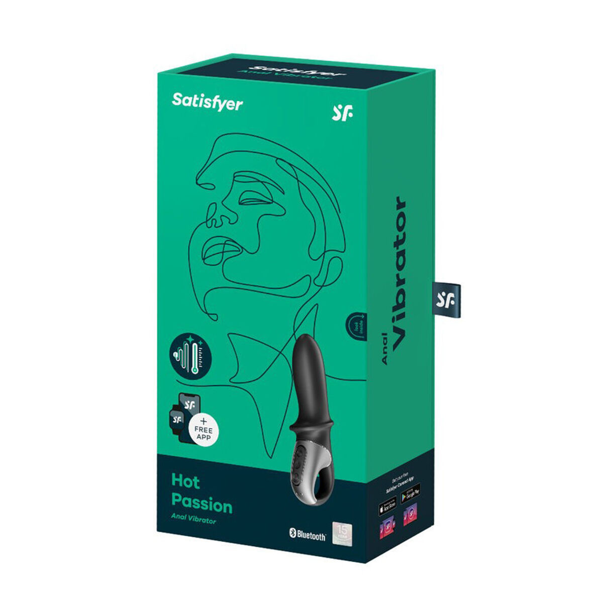 Μαλάκτης προστάτη Satisfyer Hot Passion Μαύρο Μαλάκτης προστάτη Satisfyer Hot Passion Μαύρο