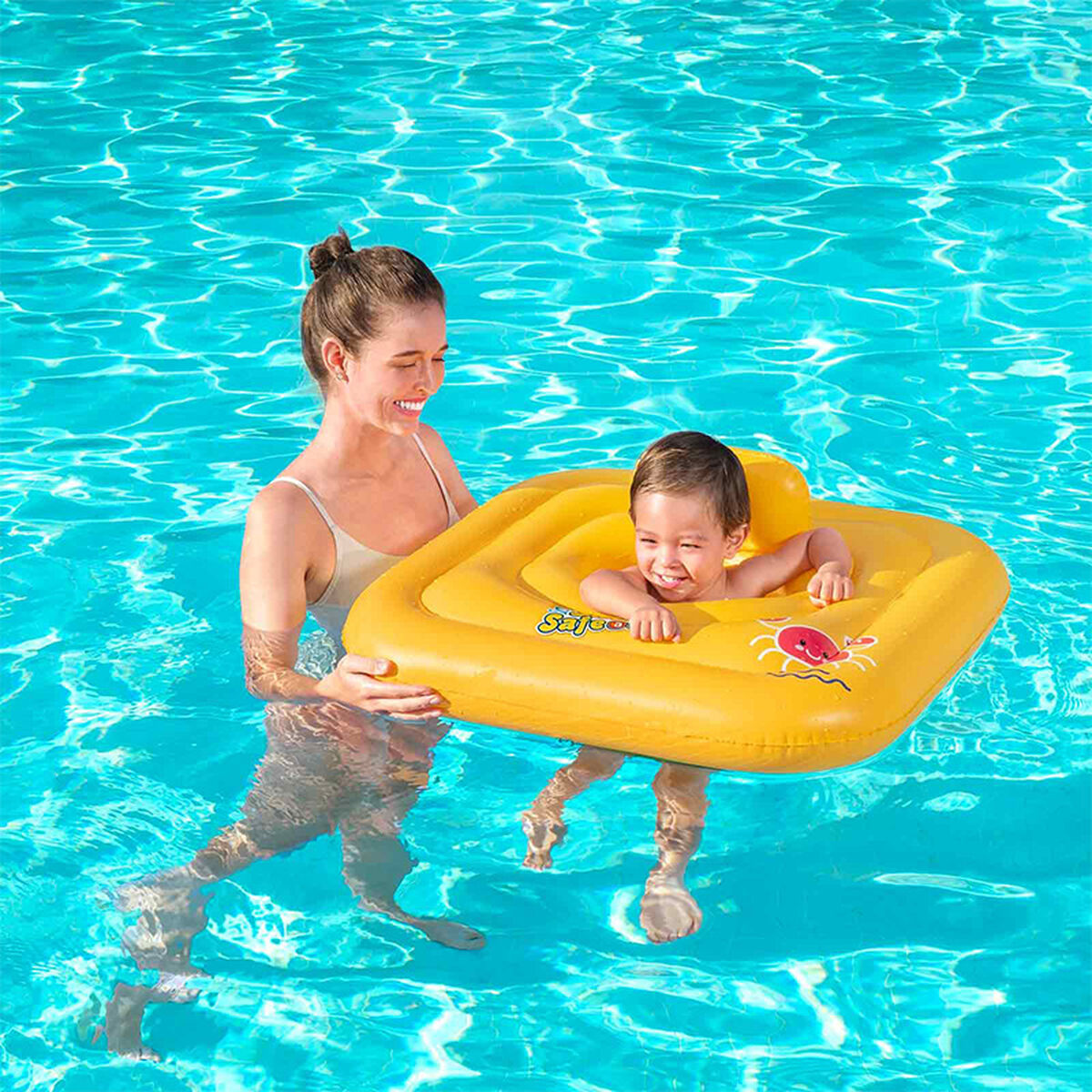 Μωρό float Bestway Κίτρινο Κάβουρας 76 x 76 cm 1-2 χρόνια (1 μονάδα) Μωρό float Bestway Κίτρινο Κάβουρας 76 x 76 cm 1-2 χρόνια (1 μονάδα)