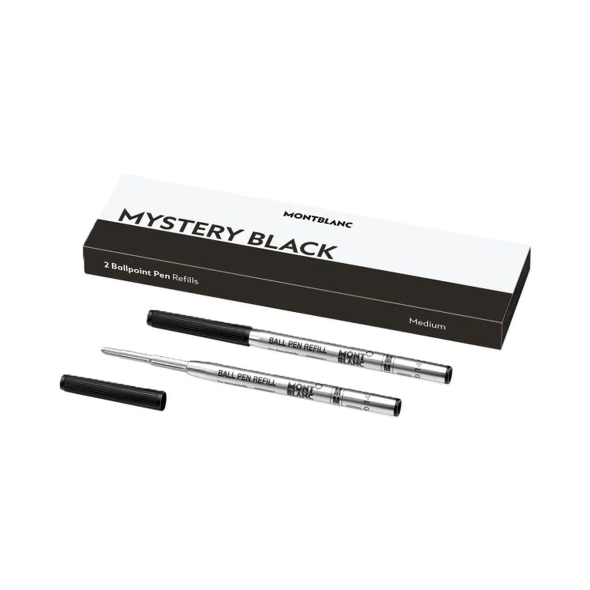Ανταλλακτικό Στυλό Montblanc MISTERY BLACK Μαύρο (x2) Ανταλλακτικό Στυλό Montblanc MISTERY BLACK Μαύρο (x2)