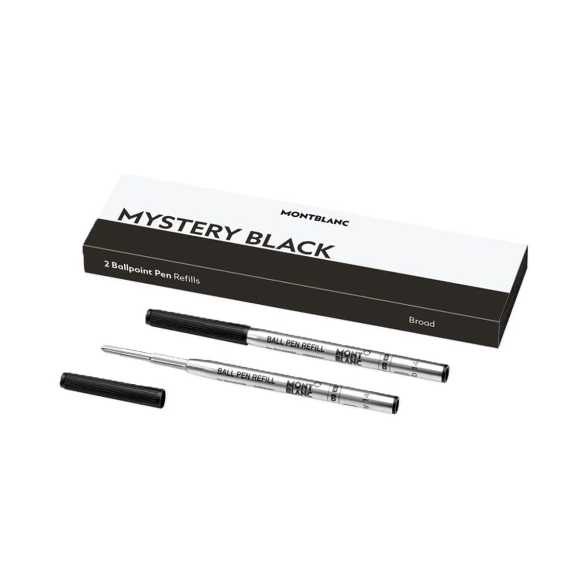 Ανταλλακτικό Στυλό Montblanc MISTERY BLACK Μαύρο (x2) Ανταλλακτικό Στυλό Montblanc MISTERY BLACK Μαύρο (x2)
