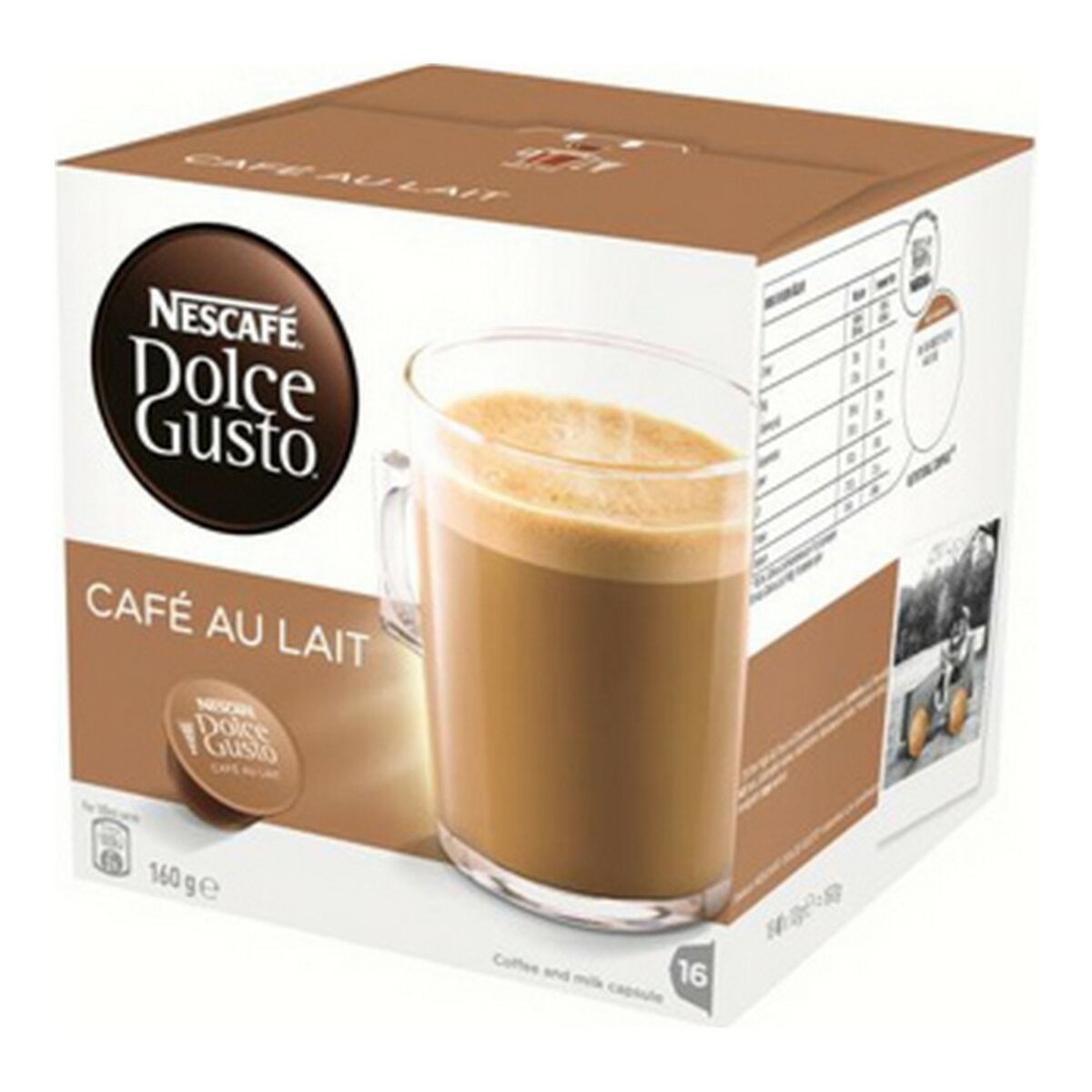 Κάψουλες για καφέ Au Lait Nestlé CAFECONLECHE (16 Μονάδες) (16 uds) Κάψουλες για καφέ Au Lait Nestlé CAFECONLECHE (16 Μονάδες) (16 uds)