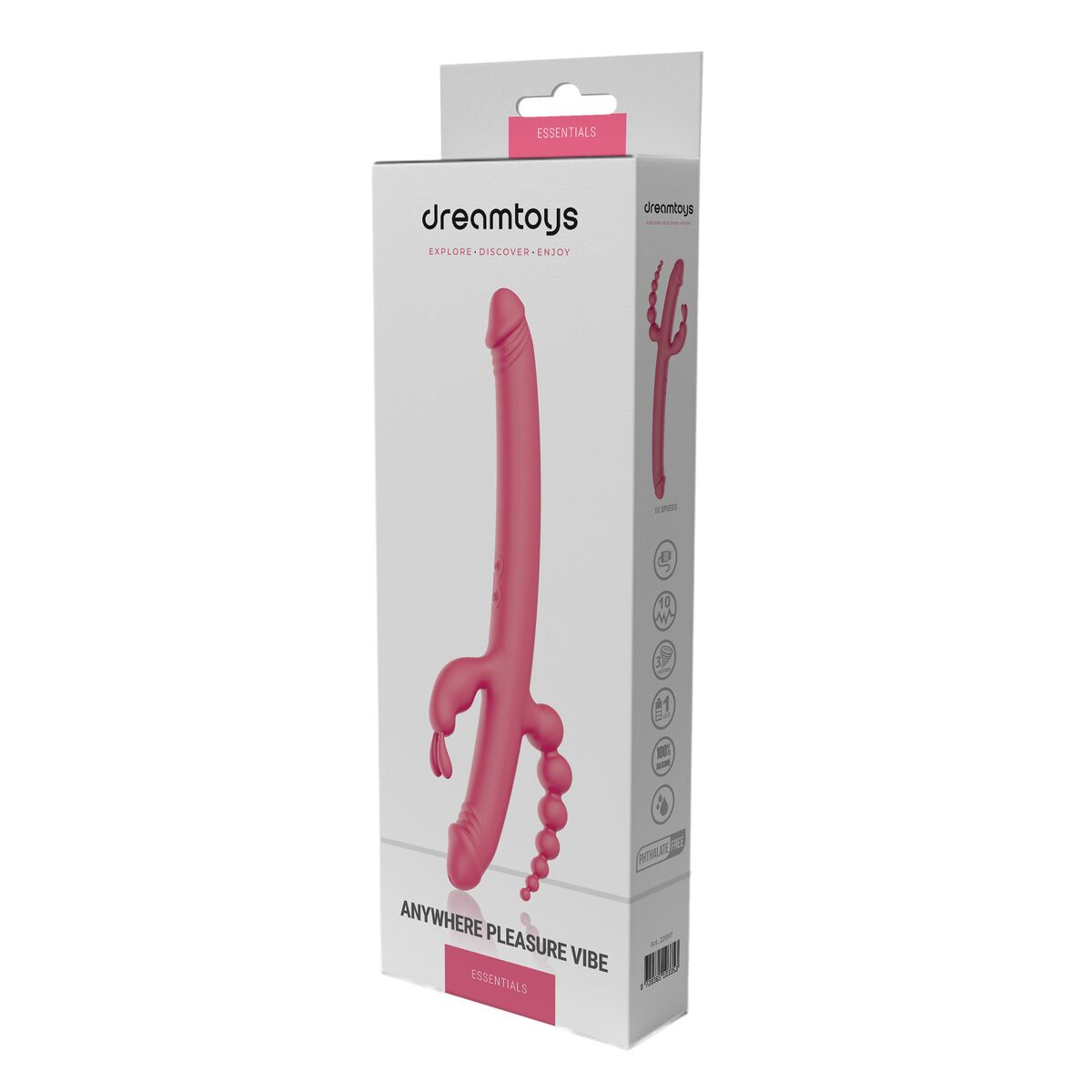 Αυνανιστήρι Διπλής Διείσδυσης Stroker Dream Toys Essentials Ροζ Αυνανιστήρι Διπλής Διείσδυσης Stroker Dream Toys Essentials Ροζ