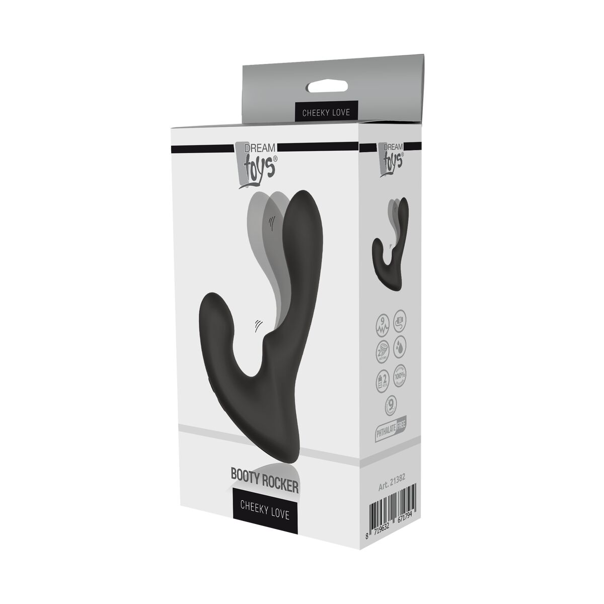 Πρωκτικός δονητής Dream Toys Essentials Booty Μαύρο Πρωκτικός δονητής Dream Toys Essentials Booty Μαύρο