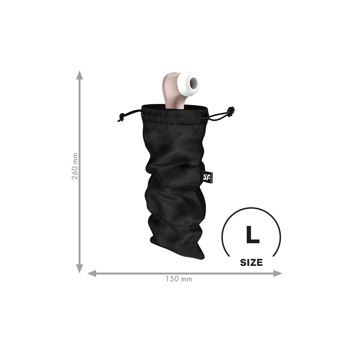 Ερωτικό Αξεσουάρ Satisfyer Treasure Μαύρο L Ερωτικό Αξεσουάρ Satisfyer Treasure Μαύρο L
