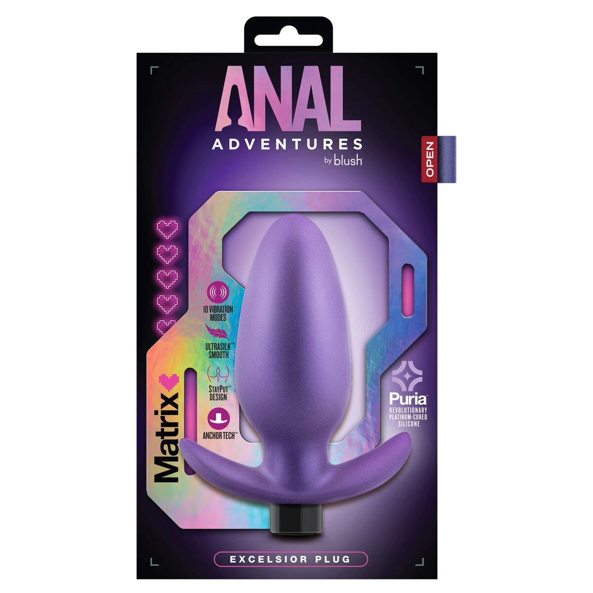 Πρωκτικό Plug Blush ADVENTURES MATRIX Μωβ Πρωκτικό Plug Blush ADVENTURES MATRIX Μωβ