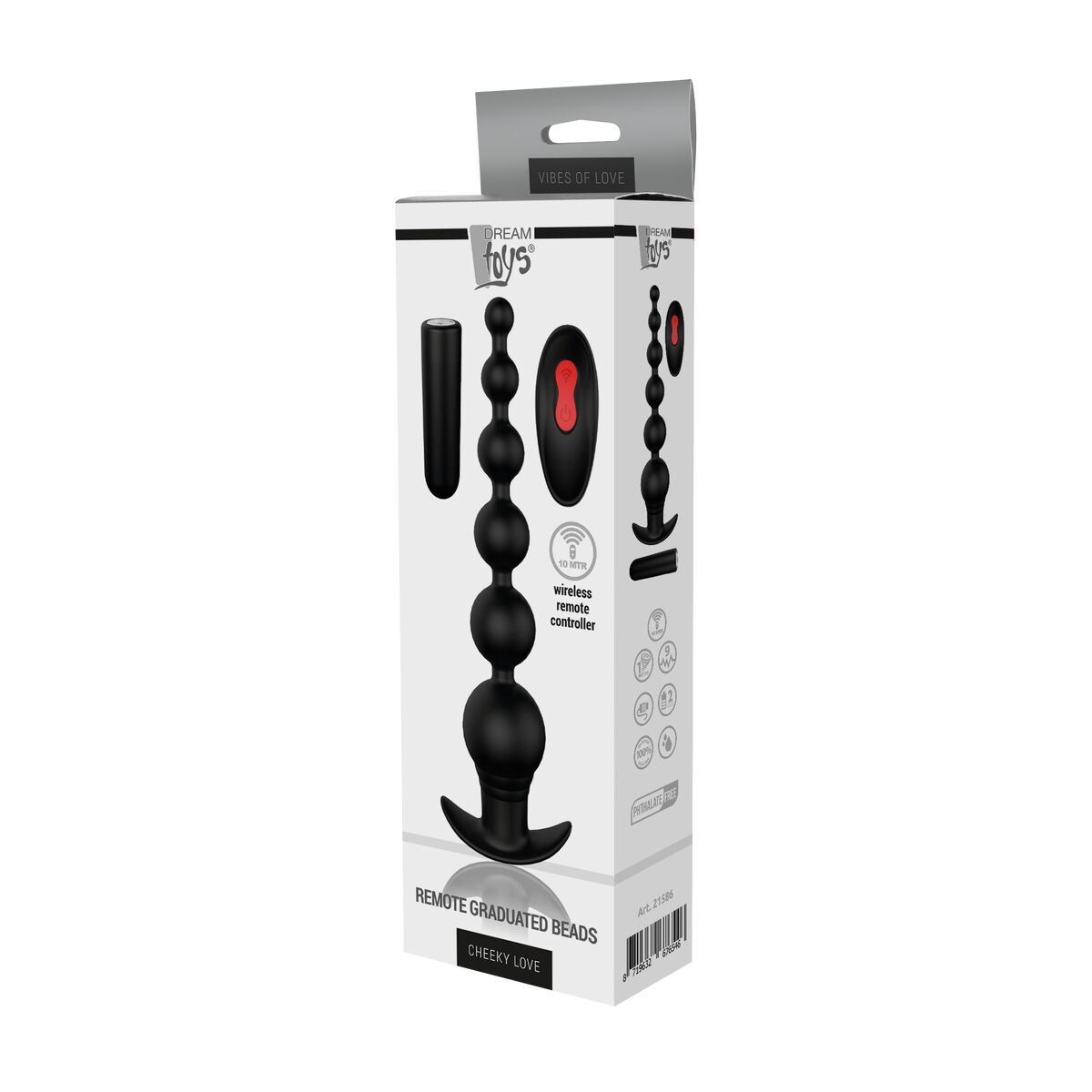 Πρωκτικός δονητής Dream Toys CHEEKY LOVE Μαύρο Πρωκτικός δονητής Dream Toys CHEEKY LOVE Μαύρο