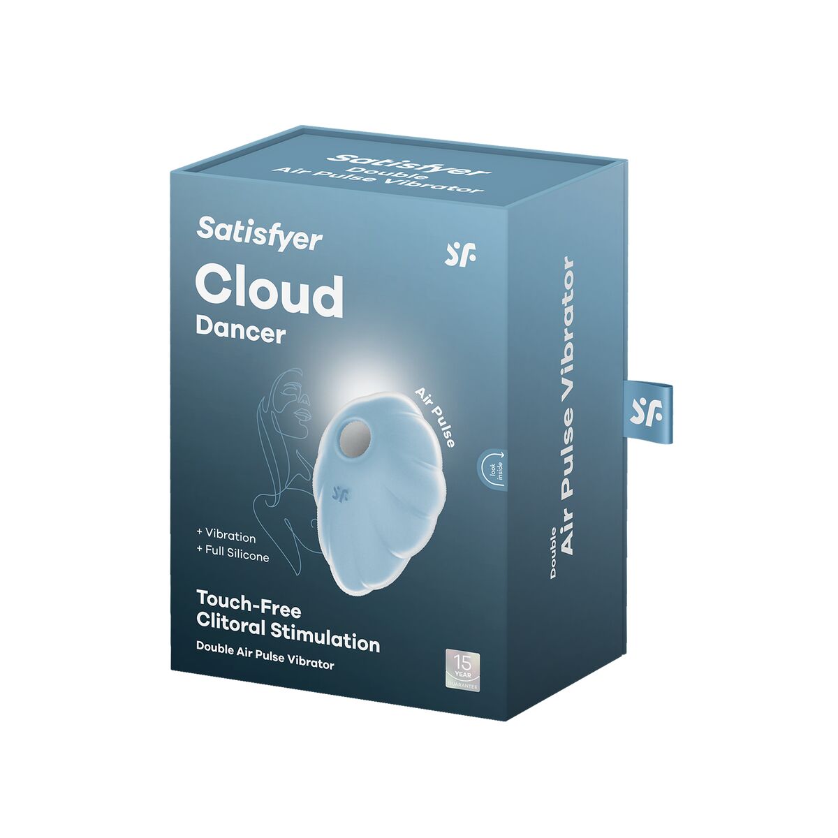 Clit Sucker Satisfyer Cloud Dancer Μπλε Clit Sucker Satisfyer Cloud Dancer Μπλε