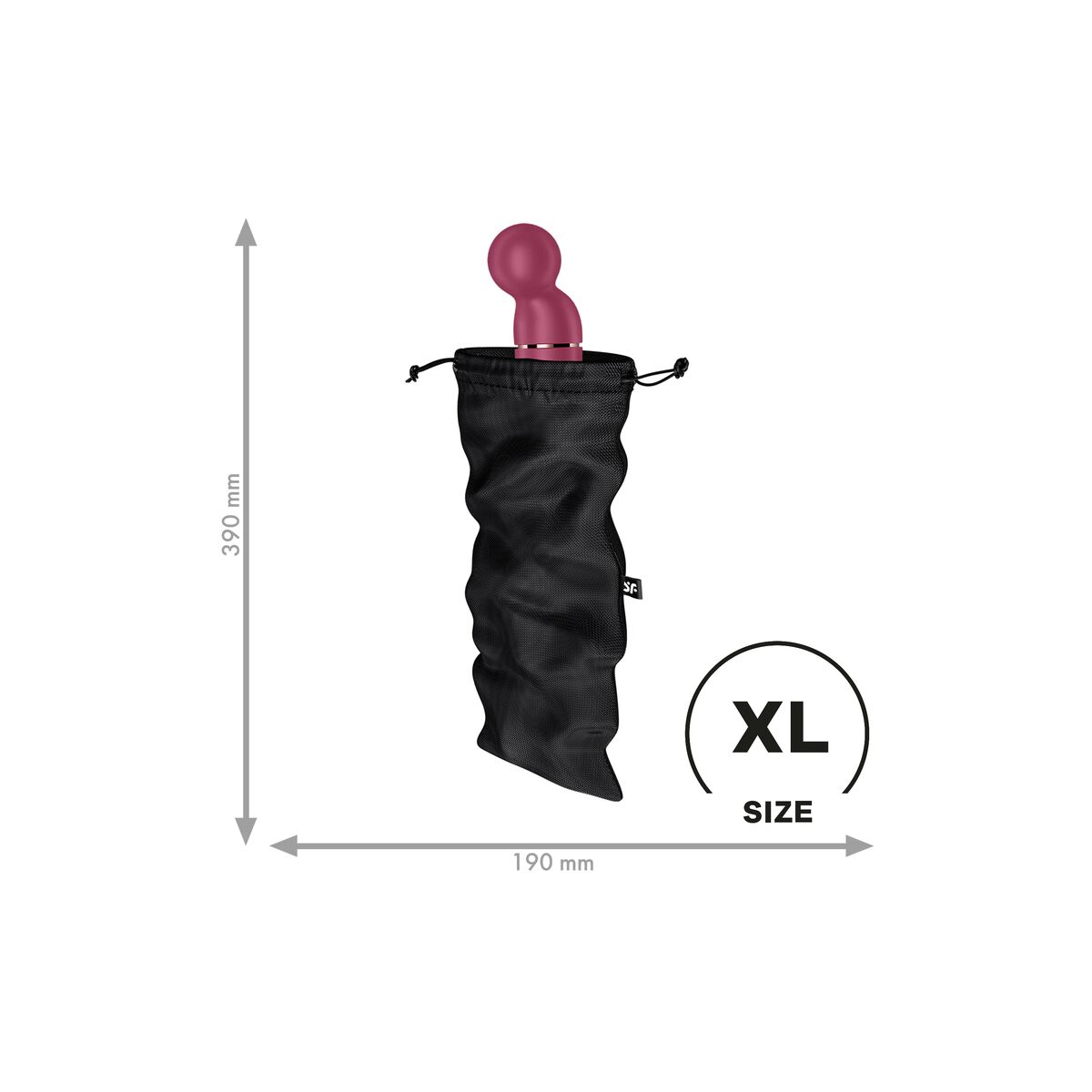 Ερωτικό Αξεσουάρ Satisfyer Treasure Μαύρο XL Ερωτικό Αξεσουάρ Satisfyer Treasure Μαύρο XL