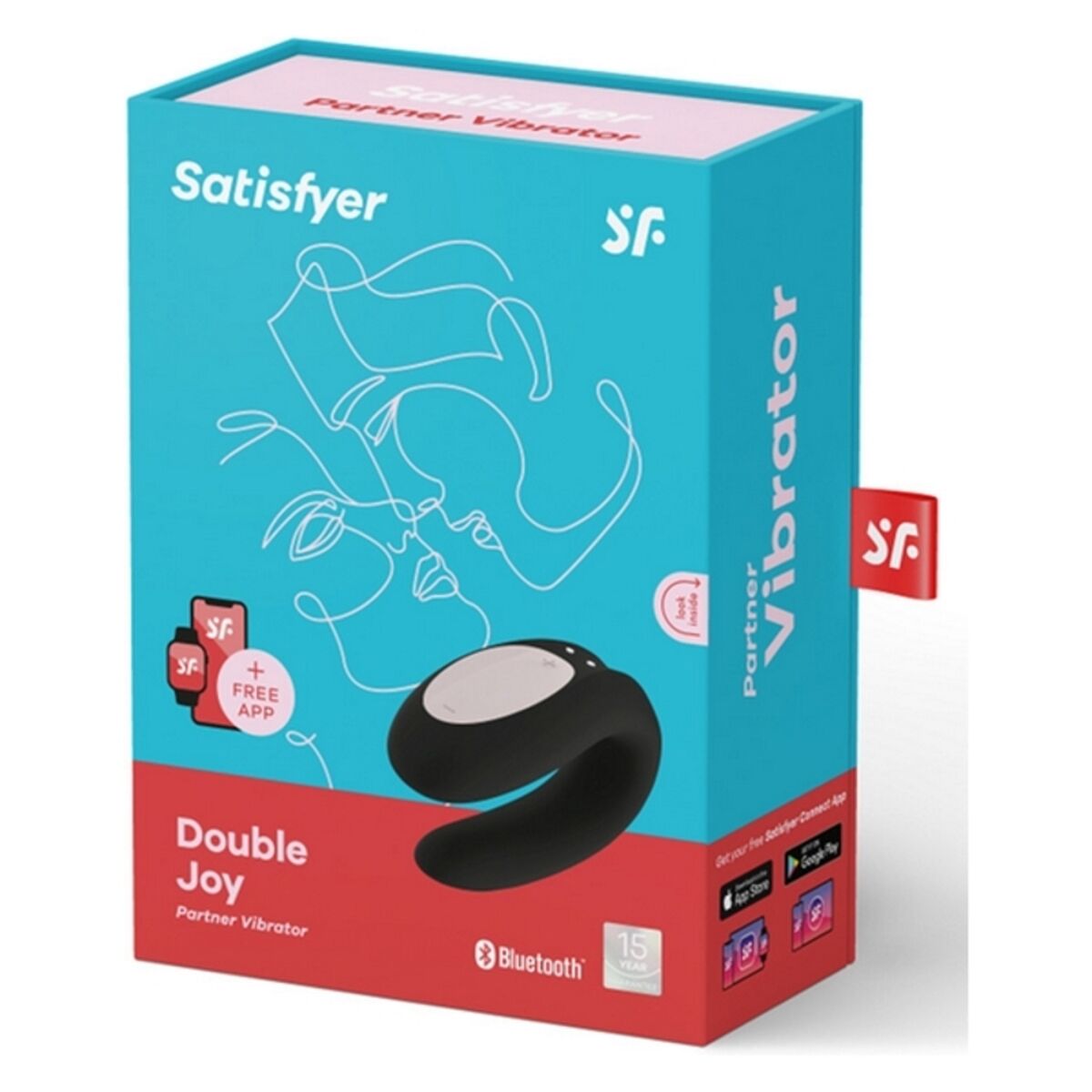 Συσκευή Δόνησης για Μασάζ Couples Massager Double Joy Satisfyer J2008-16-1