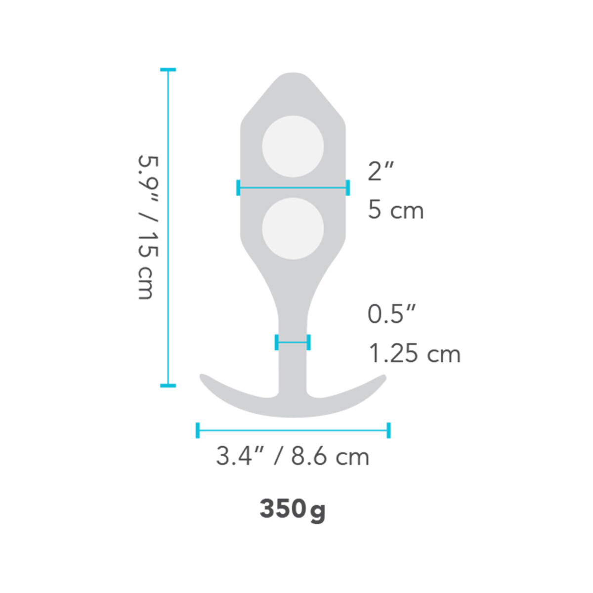 Πρωκτικό Plug B-Vibe 12035 Μαύρο Πρωκτικό Plug B-Vibe 12035 Μαύρο