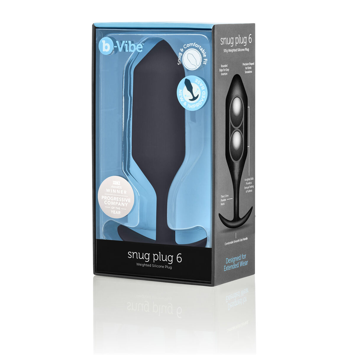 Πρωκτικό Plug B-Vibe 6 Μαύρο Πρωκτικό Plug B-Vibe 6 Μαύρο
