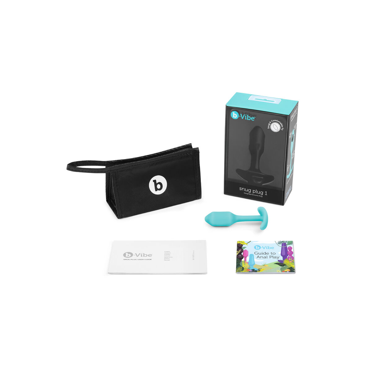 Πρωκτικό Plug B-Vibe 1 Πράσινο Μέντα Πρωκτικό Plug B-Vibe 1 Πράσινο Μέντα
