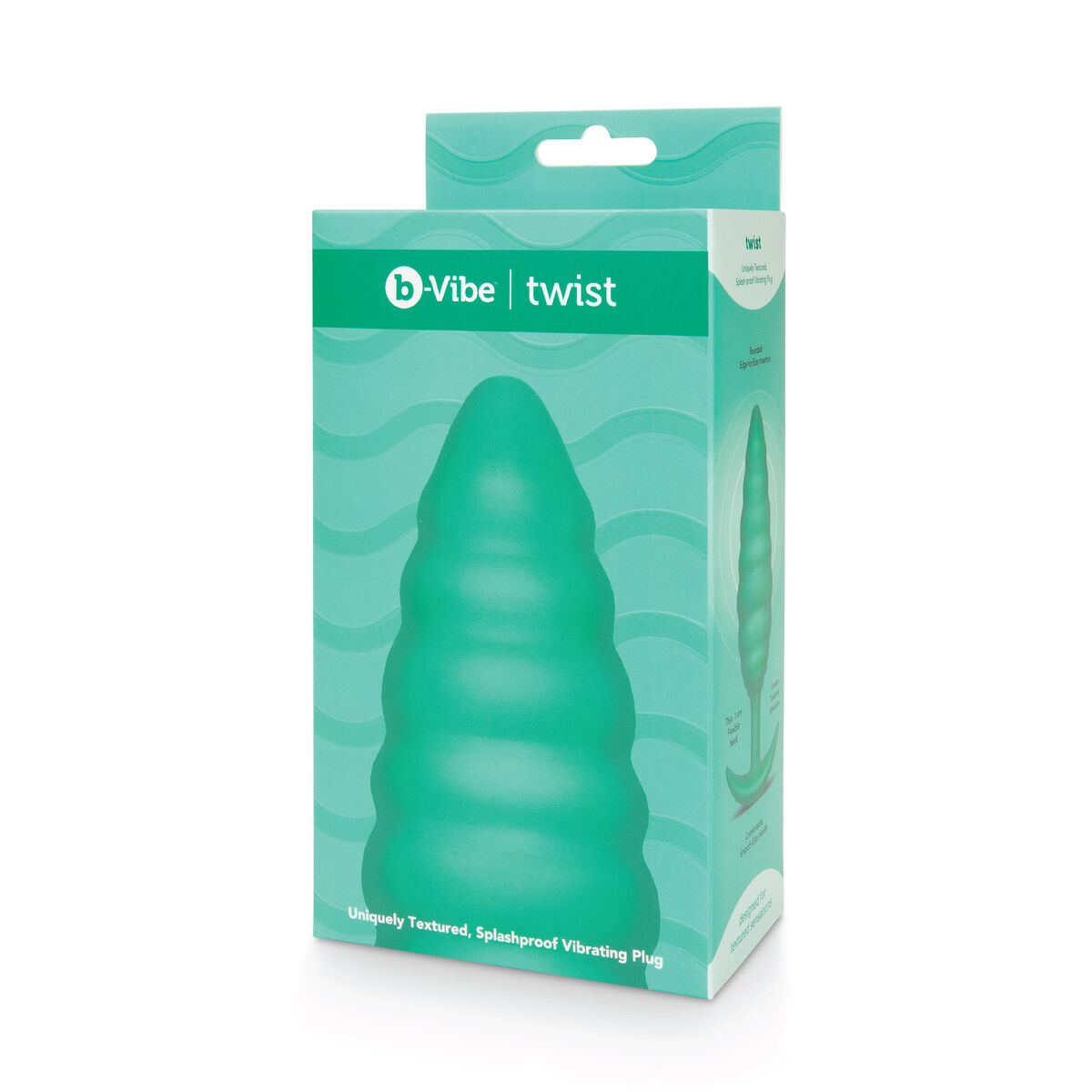 Πώμα Πρωκτού με Δόνηση B-Vibe Twist Texture Πράσινο Πώμα Πρωκτού με Δόνηση B-Vibe Twist Texture Πράσινο