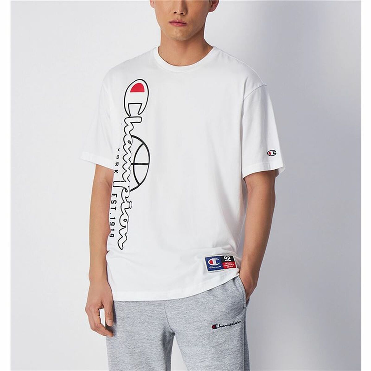 Kοντομάνικο Aθλητικό Mπλουζάκι Champion Crewneck Kοντομάνικο Aθλητικό Mπλουζάκι Champion Crewneck