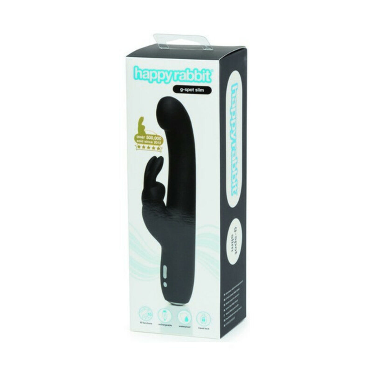 Δονητής – λαγός Happy Rabbit G-Spot Μαύρο Δονητής – λαγός Happy Rabbit G-Spot Μαύρο