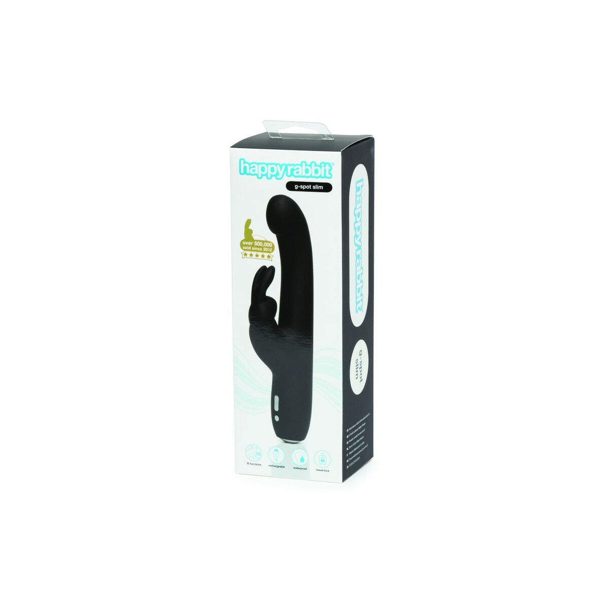 Δονητής – λαγός Happy Rabbit G-Spot Μαύρο Δονητής – λαγός Happy Rabbit G-Spot Μαύρο
