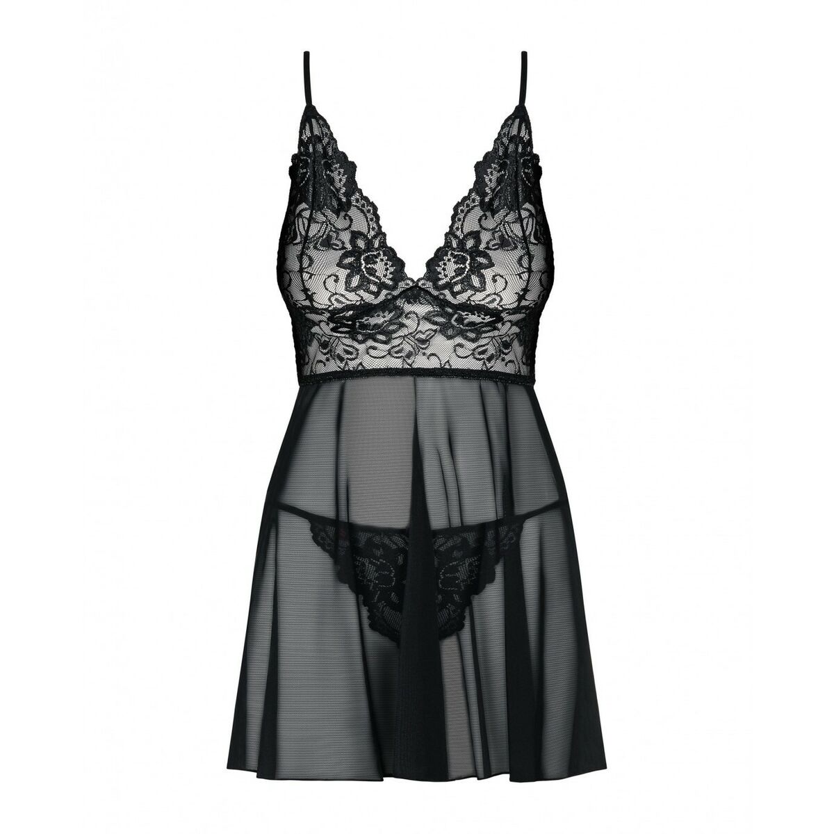 Babydoll & Κιλοτάκι Idillia Obsessive Idillia babydoll Μαύρο XXL/XXXL Babydoll & Κιλοτάκι Idillia Obsessive Idillia babydoll Μαύρο XXL/XXXL
