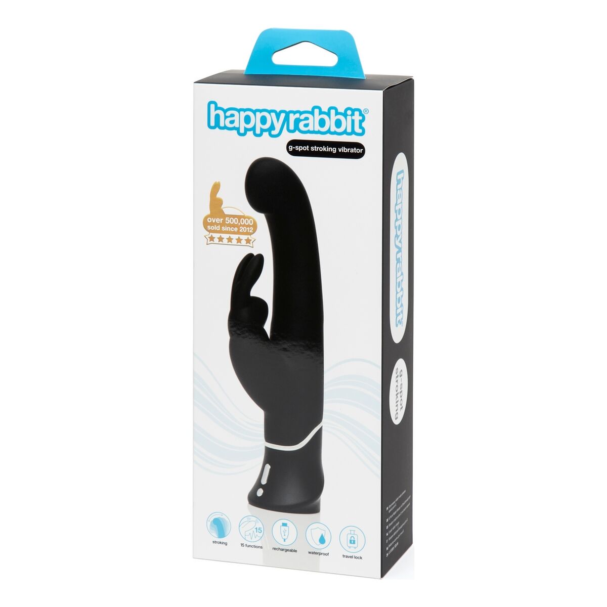 Διπλός Δονητής Rabbit Pleasures Happy Rabbit Μαύρο Διπλός Δονητής Rabbit Pleasures Happy Rabbit Μαύρο