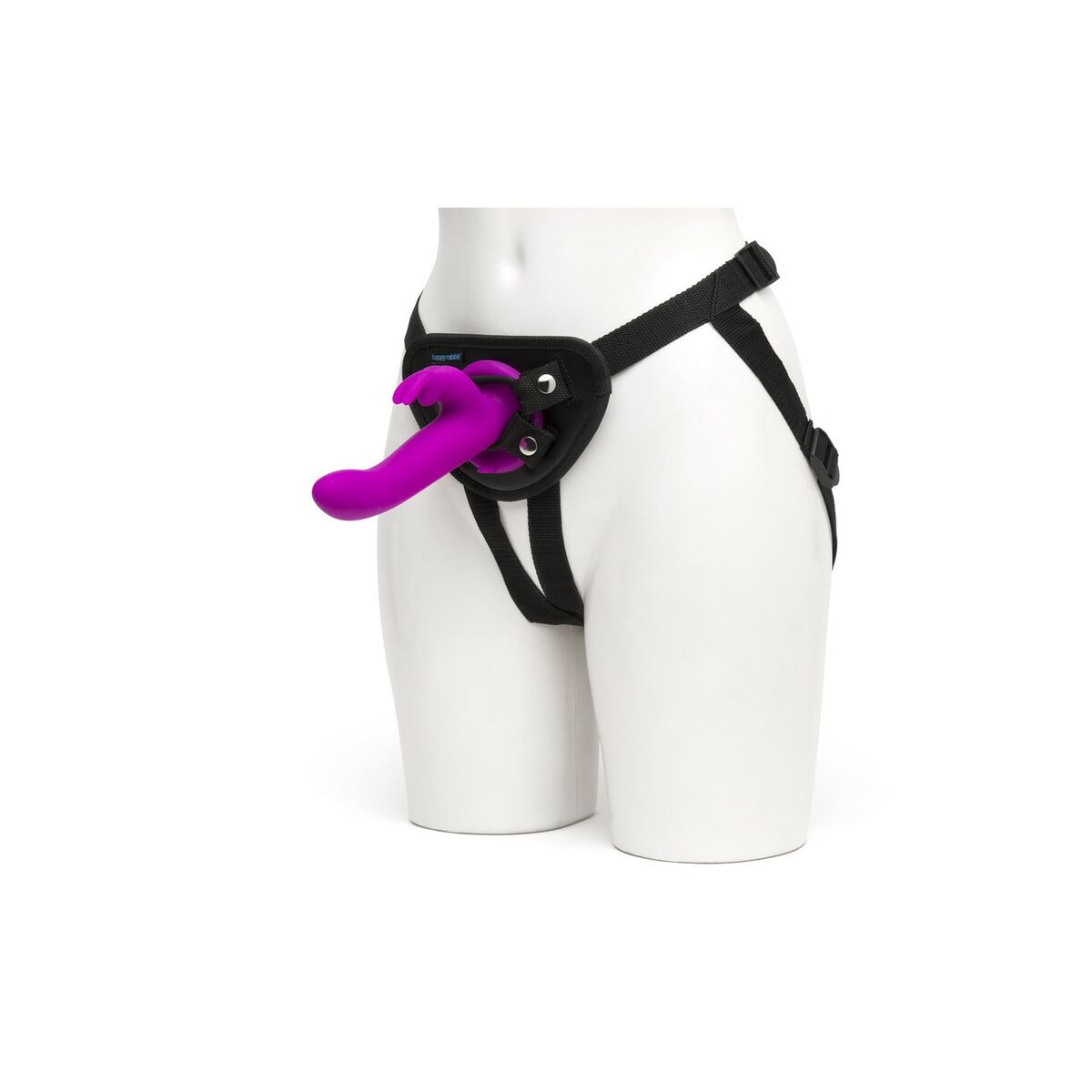 Δονητής – λαγός Happy Rabbit Strap-On Harness Set Purple 12,7 cm Δονητής – λαγός Happy Rabbit Strap-On Harness Set Purple 12,7 cm