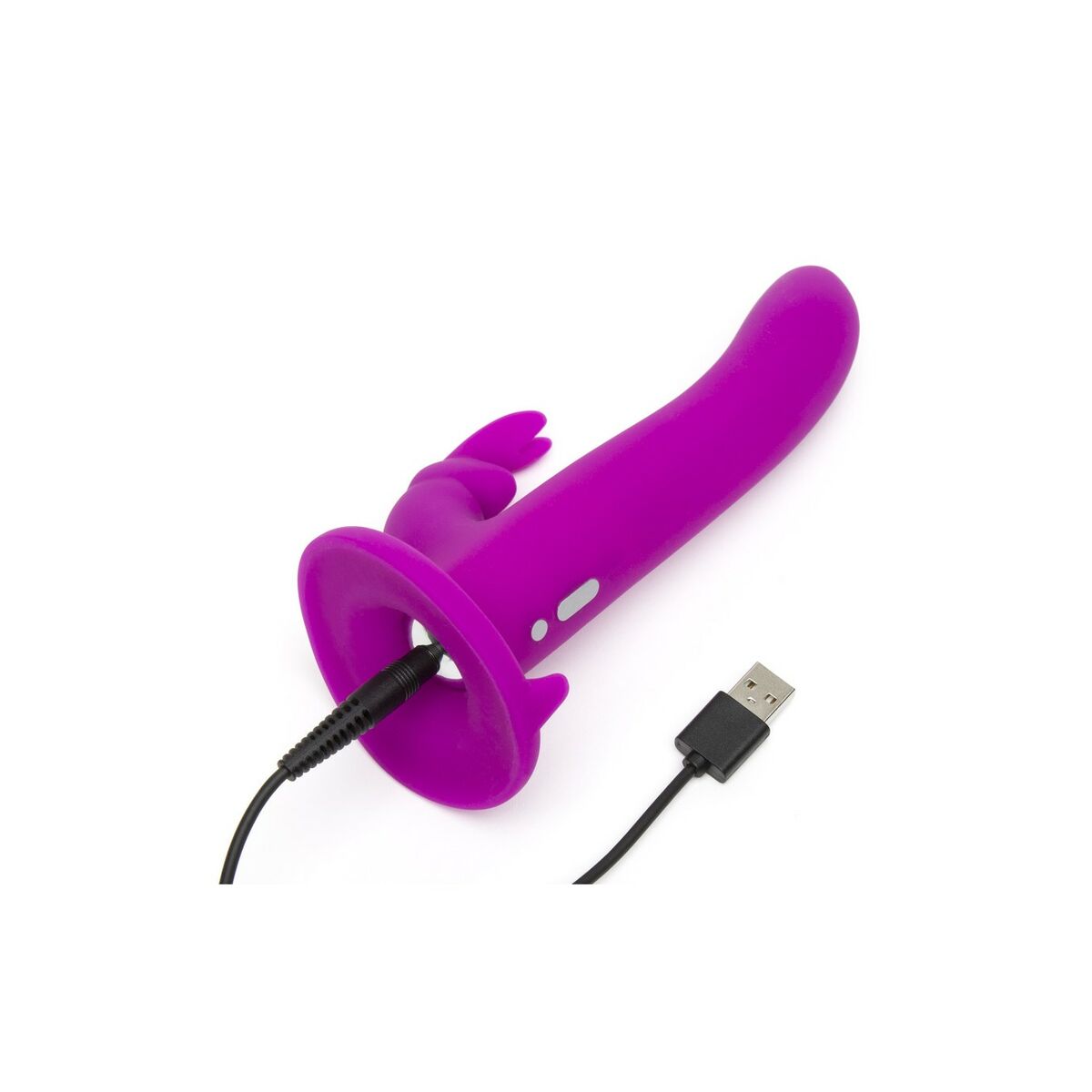 Δονητής – λαγός Happy Rabbit Strap-On Harness Set Purple 12,7 cm Δονητής – λαγός Happy Rabbit Strap-On Harness Set Purple 12,7 cm