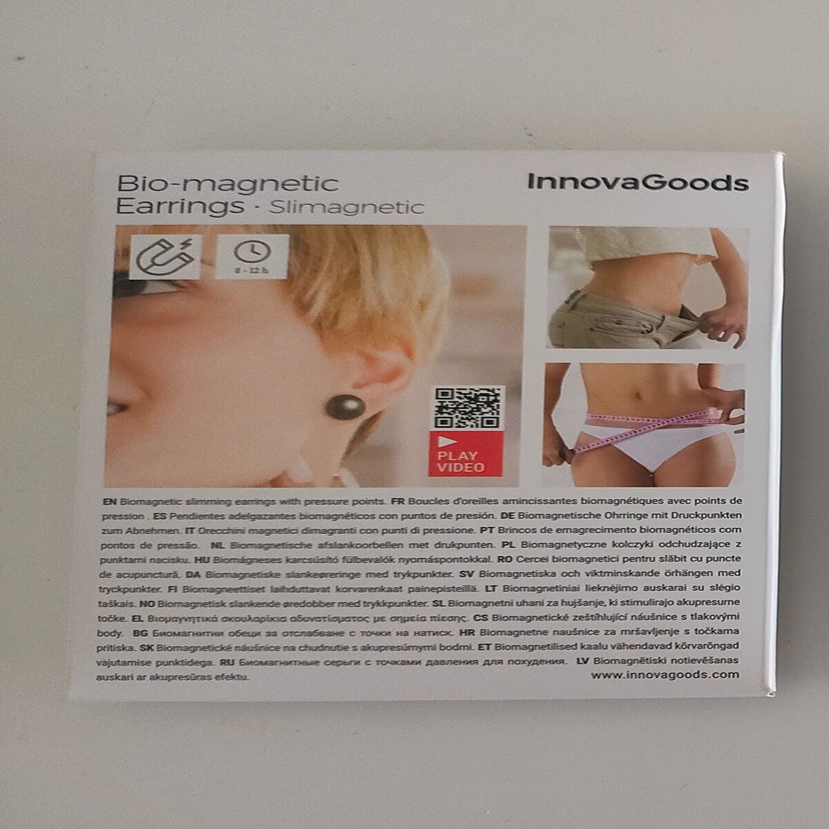 Βιομαγνητικά Σκουλαρίκια Αδυνατίσματος Slimagnetic InnovaGoods Βιομαγνητικά Σκουλαρίκια Αδυνατίσματος Slimagnetic InnovaGoods
