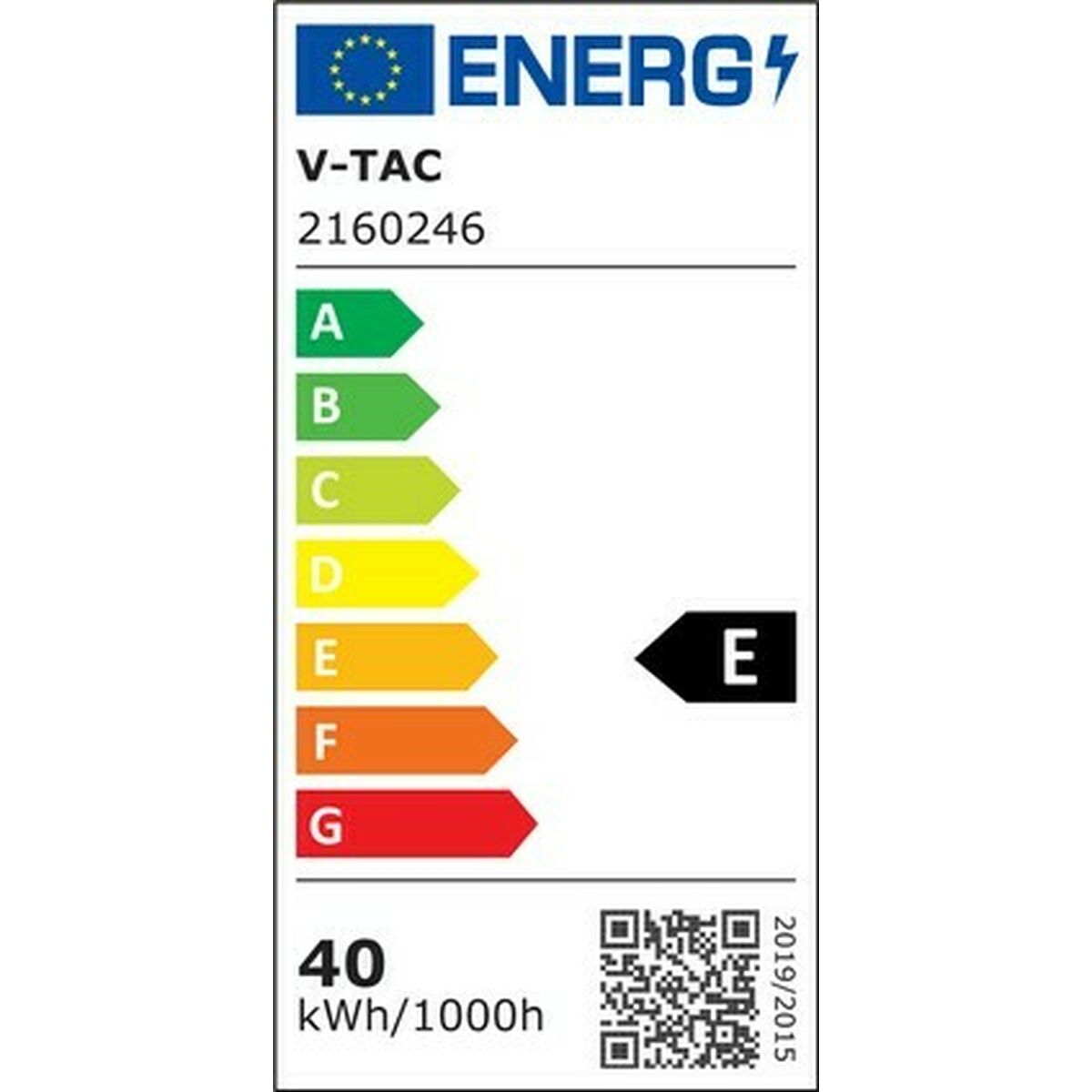 LED Πάνελ V-Tac SKU2160246 40 W (Ανακαινισμenα C) LED Πάνελ V-Tac SKU2160246 40 W (Ανακαινισμenα C)