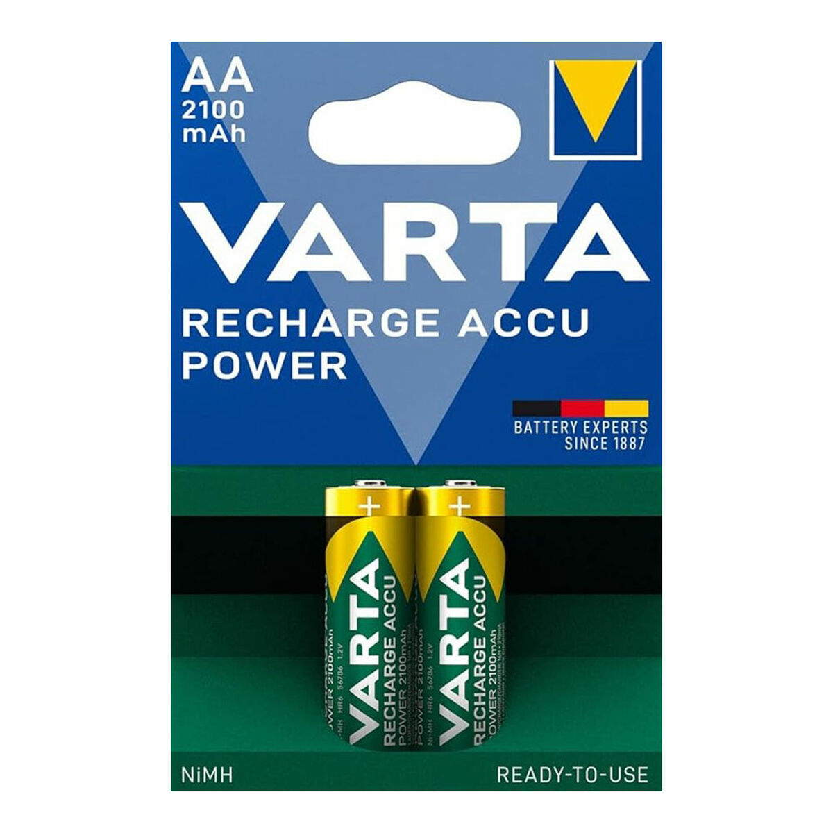 Μπαταρία Varta LONGLIFE Ni-MH AA 2100 mAh 1,2 V 1,2 V (x2) Μπαταρία Varta LONGLIFE Ni-MH AA 2100 mAh 1,2 V 1,2 V (x2)