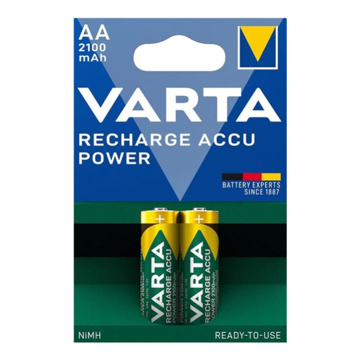 Μπαταρία Varta LONGLIFE Ni-MH AA 2100 mAh 1,2 V 1,2 V (x2) Μπαταρία Varta LONGLIFE Ni-MH AA 2100 mAh 1,2 V 1,2 V (x2)