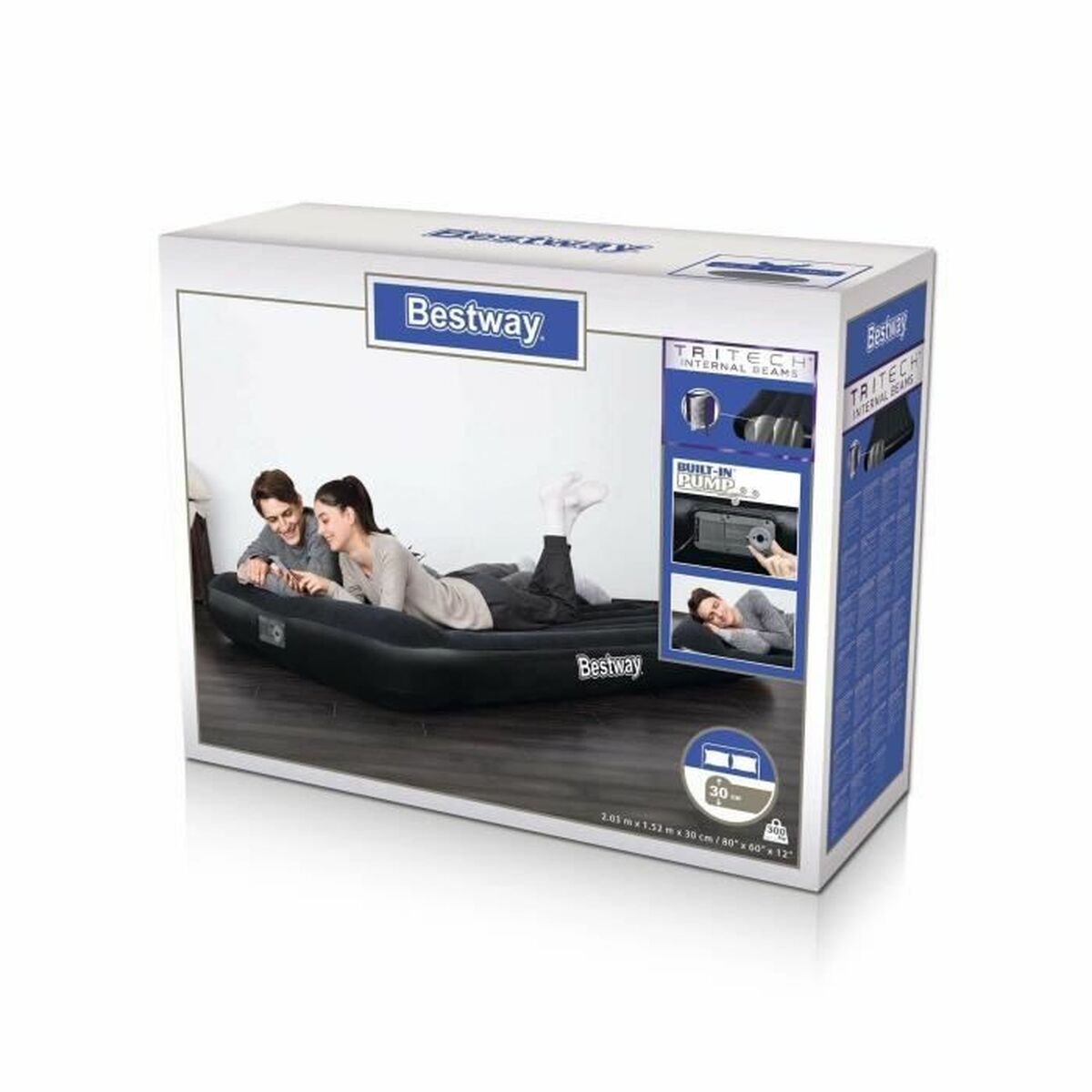 Air Bed Bestway 67464/23 203 x 152 x 30 cm Air Bed Bestway 67464/23 203 x 152 x 30 cm