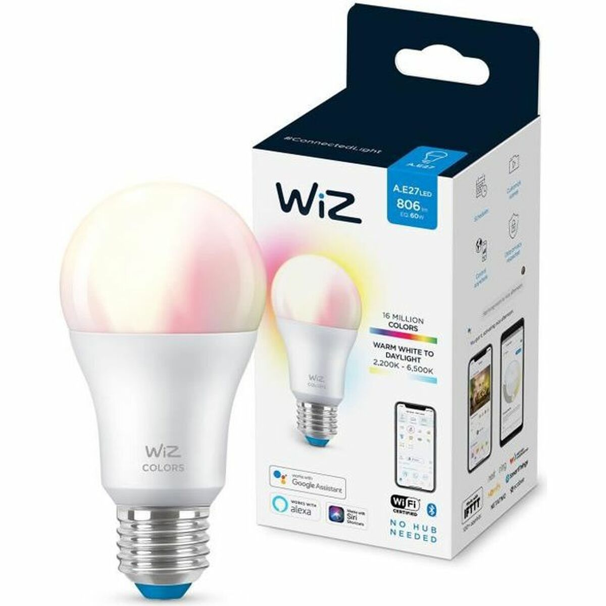 Λάμπα LED Wiz 929003601001 Λευκό F 60 W E27 806 lm