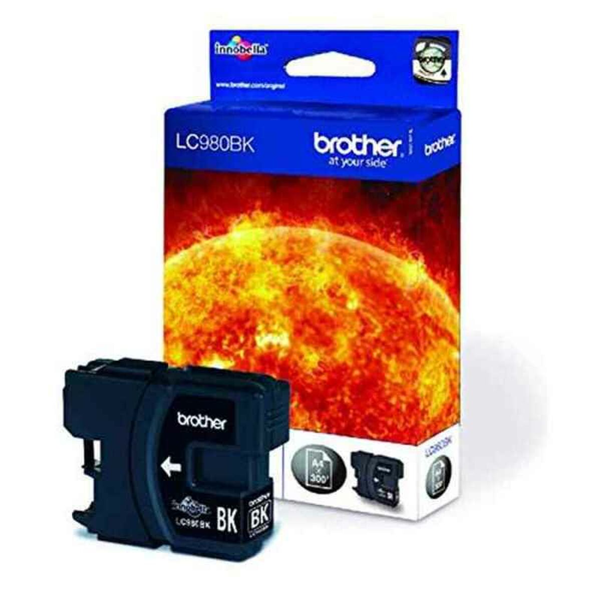 Αυθεντικό Φυσίγγιο μελάνης Brother LC-980BK Μαύρο (1 μονάδα)