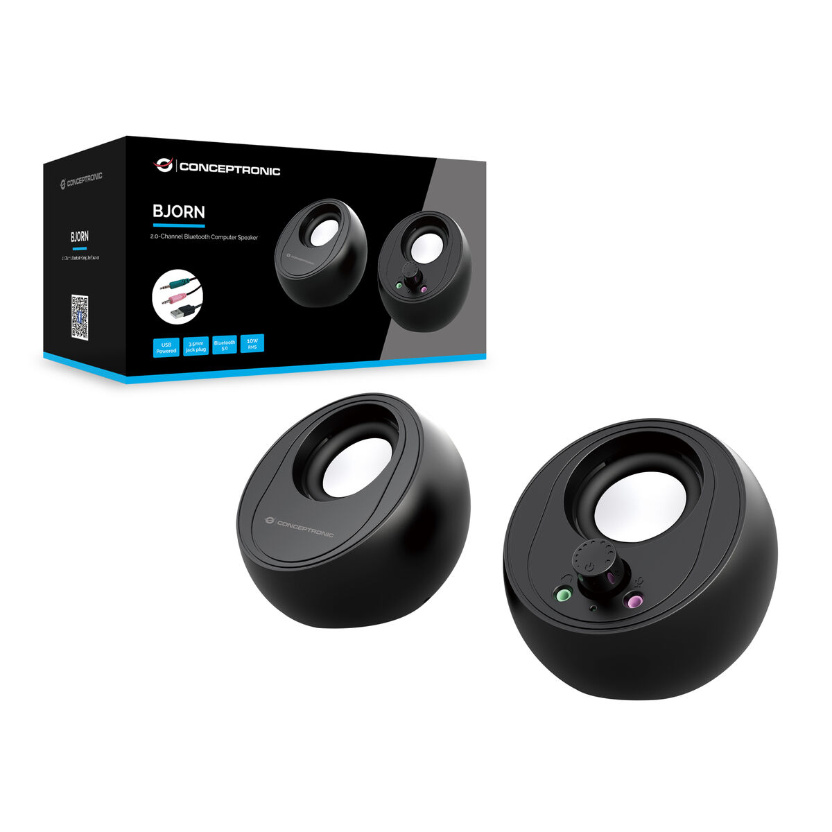 Ηχεία PC Conceptronic BJORN01B Μαύρο 10 W Ηχεία PC Conceptronic BJORN01B Μαύρο 10 W