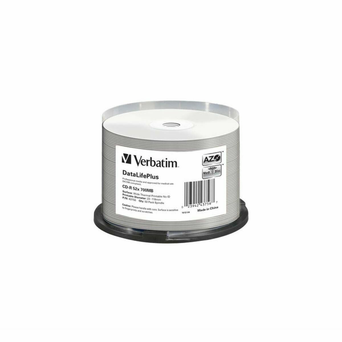 CD-R Verbatim CD-R 52x DataLifePlus 23 CD-R Verbatim CD-R 52x DataLifePlus 23