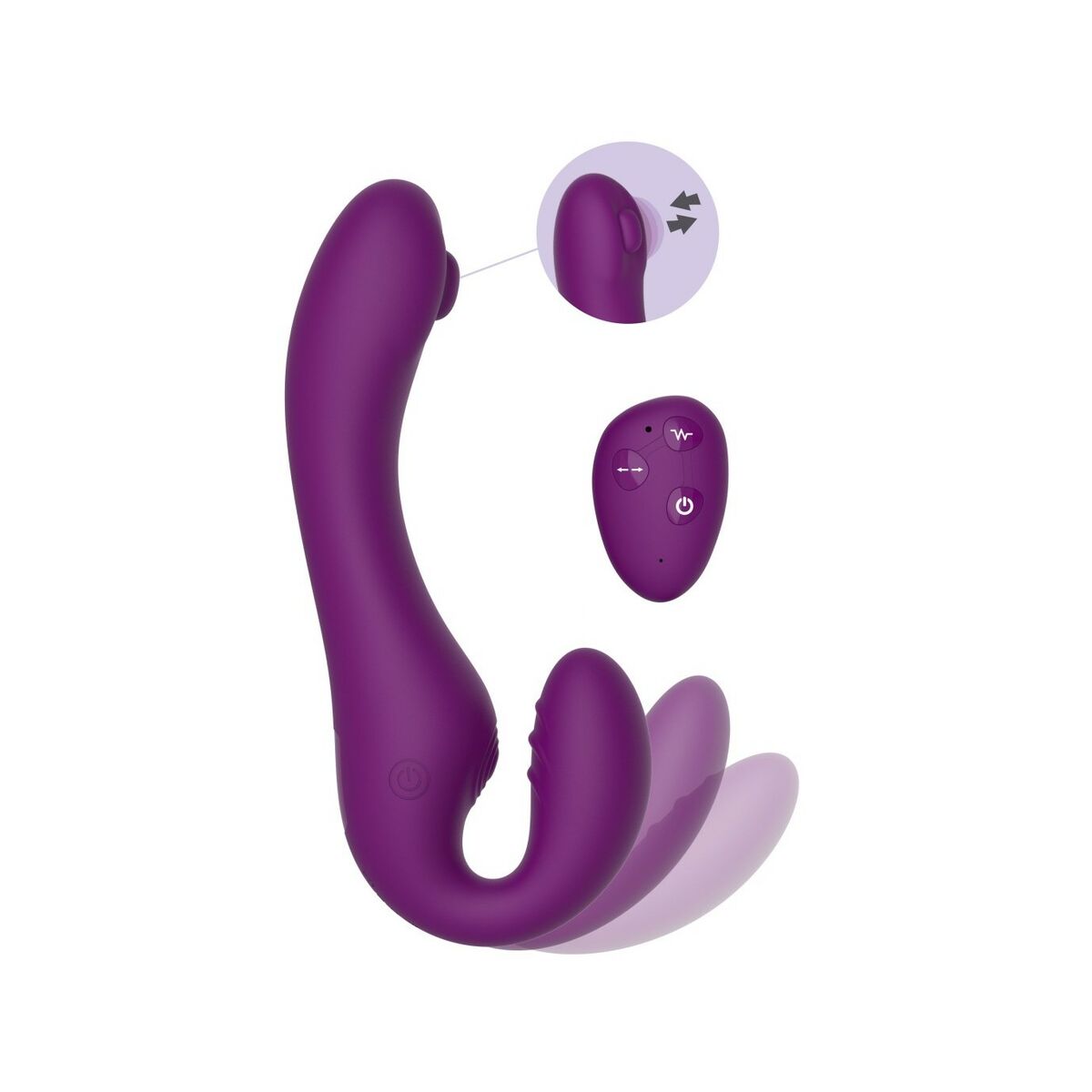 Δονητής σημείου G Toy Joy Μωβ Δονητής σημείου G Toy Joy Μωβ